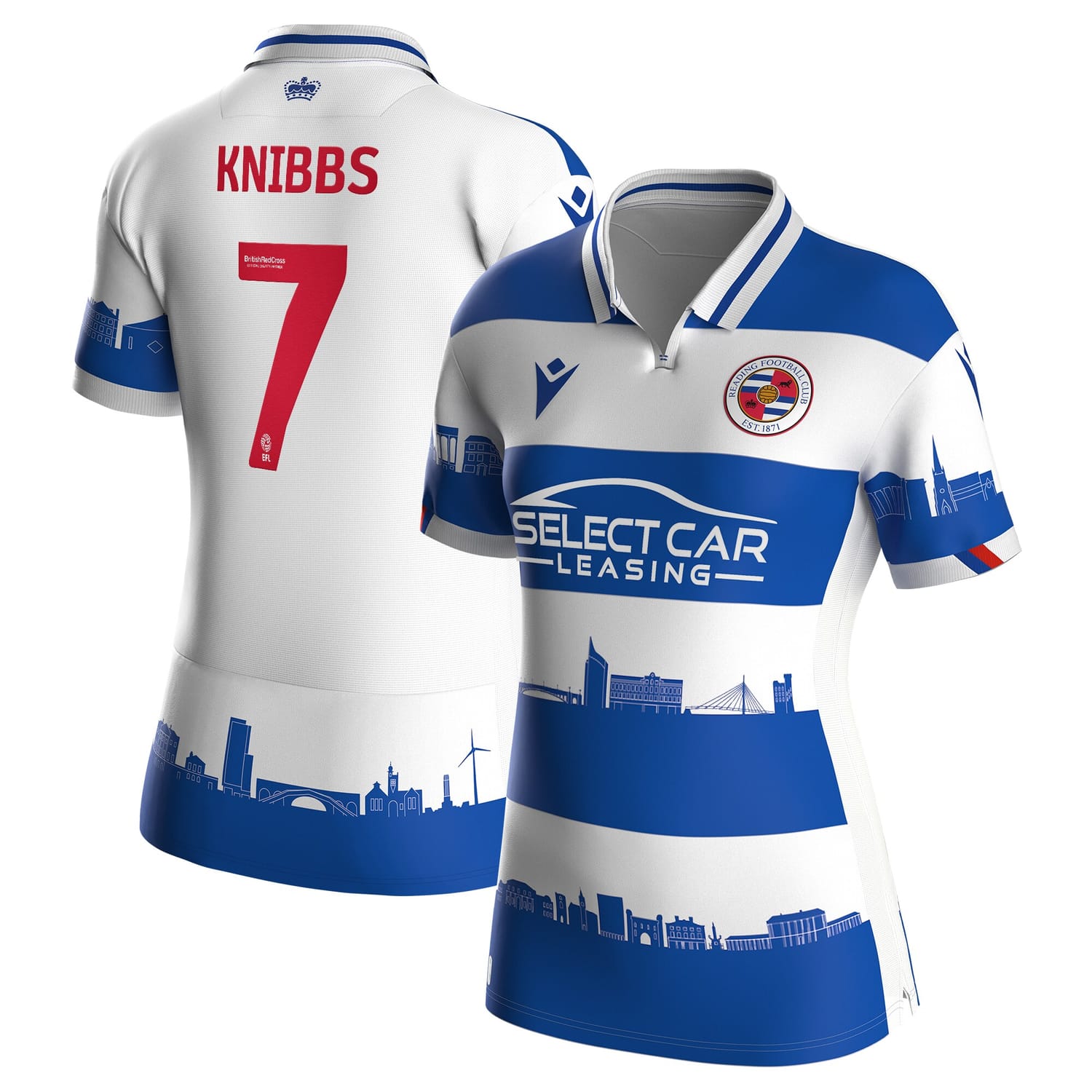 EFL League One Reading Home Jersey Shirt 2023-24 player Harvey Knibbs printing for Women