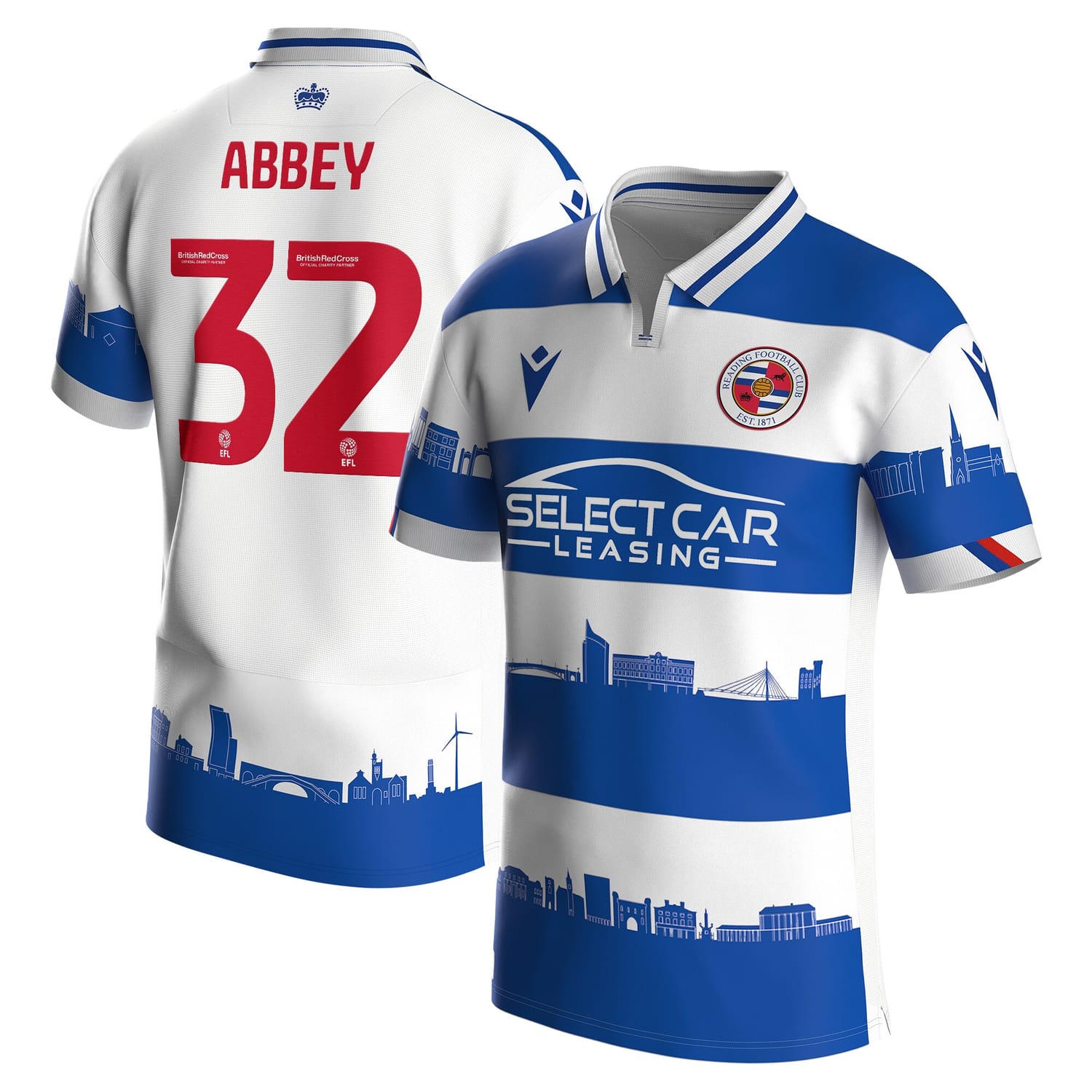 EFL League One Reading Home Jersey Shirt 2023-24 player Nelson Abbey printing for Men