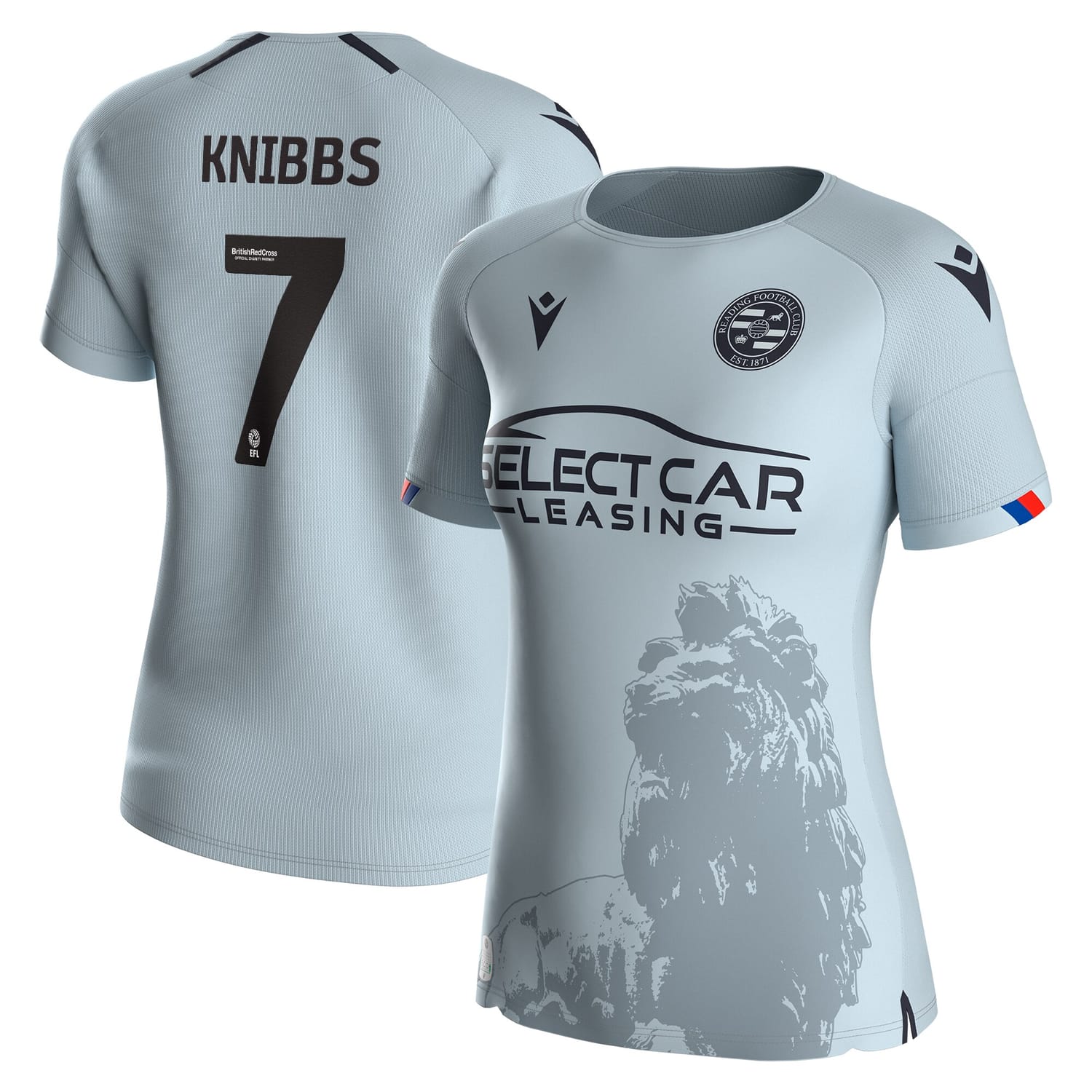 EFL League One Reading Away Jersey Shirt 2023-24 player Harvey Knibbs printing for Women