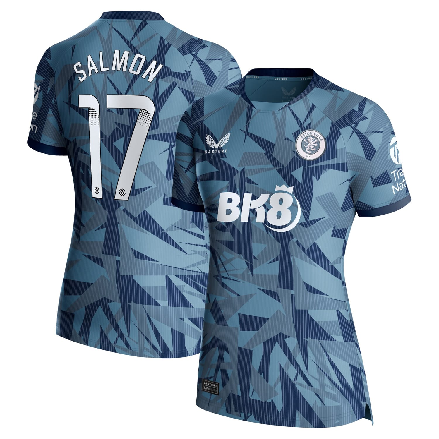 Premier League Aston Villa Third WSL Jersey Shirt 2023-24 player Ebony Salmon 17 printing for Women