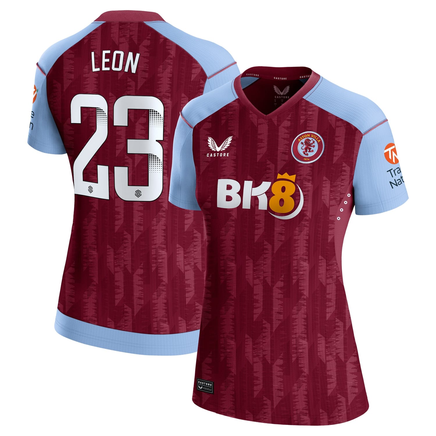 Premier League Aston Villa Home WSL Pro Jersey Shirt 2023-24 player Adriana Leon 23 printing for Women