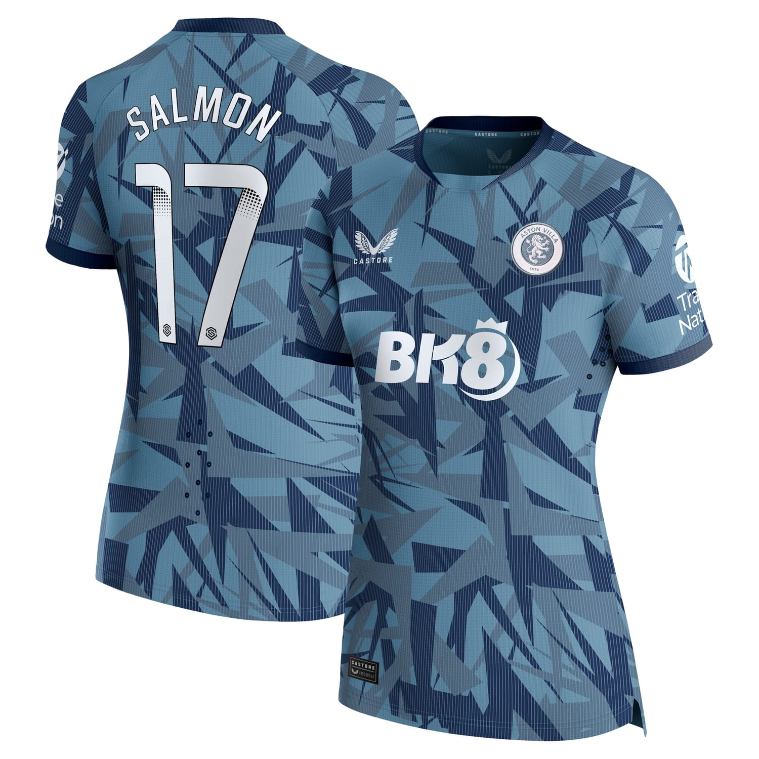 Premier League Aston Villa Third WSL Pro Jersey Shirt 2023-24 player Ebony Salmon 17 printing for Women