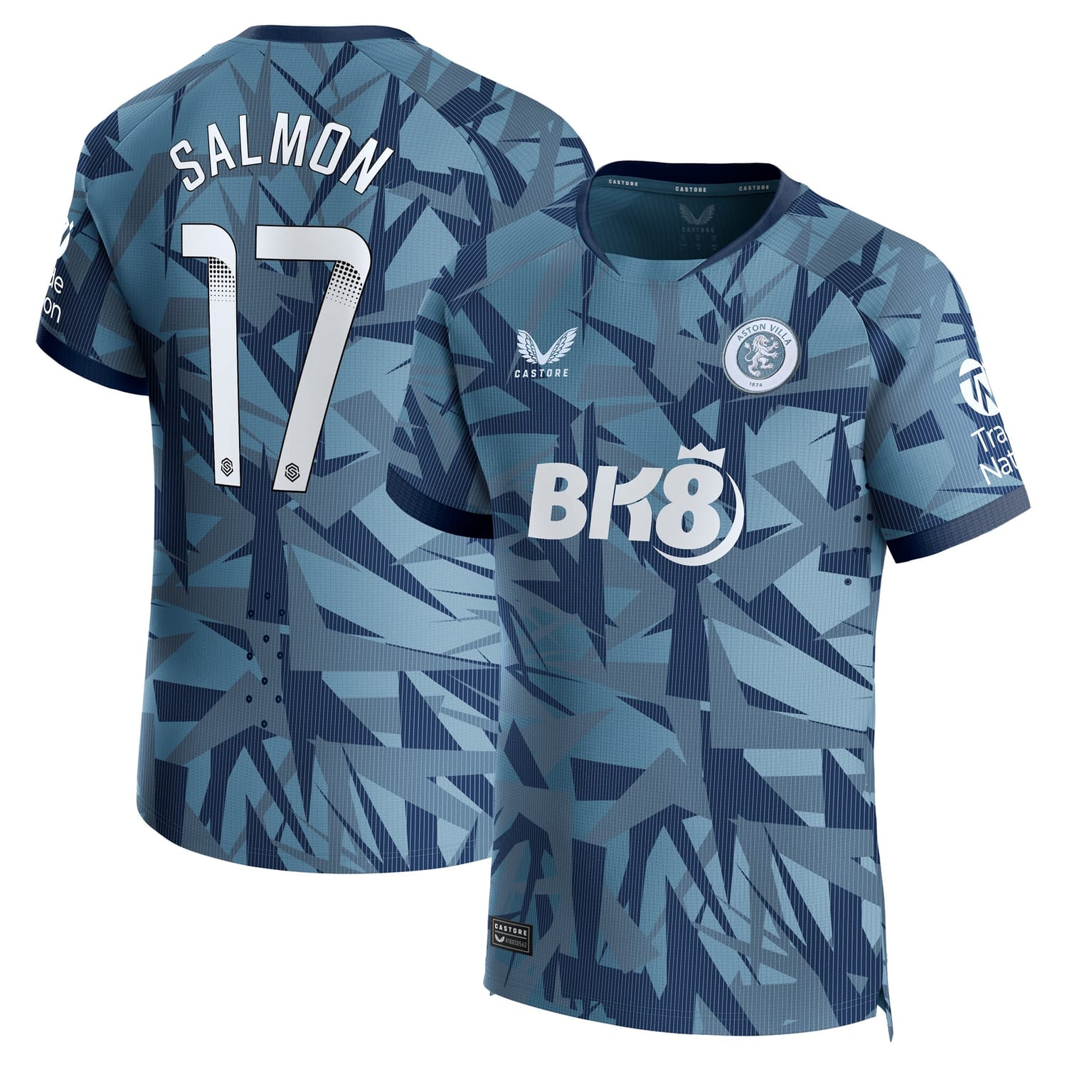 Premier League Aston Villa Third WSL Pro Jersey Shirt 2023-24 player Ebony Salmon 17 printing for Men