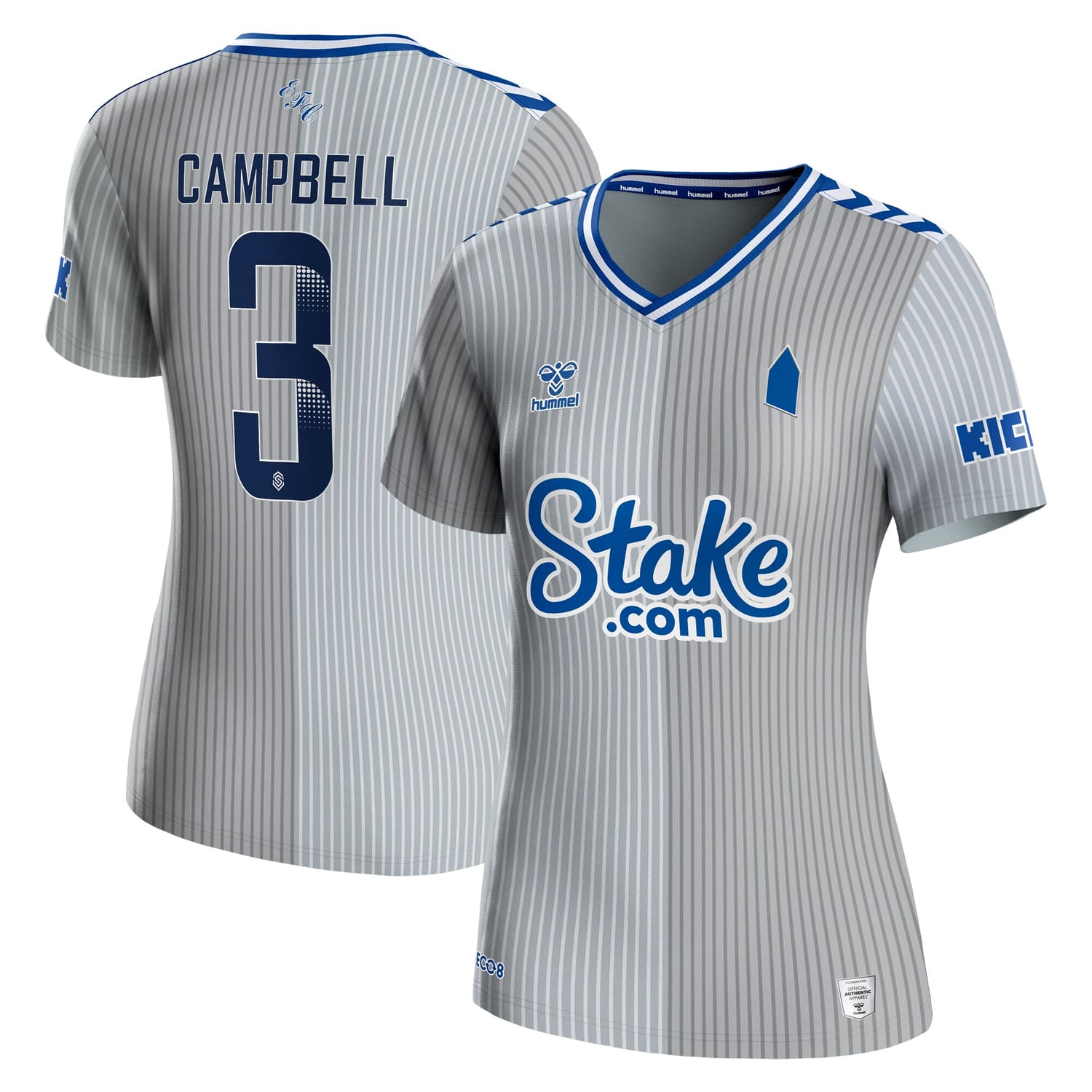 Premier League Everton Third WSL Jersey Shirt 2023-24 player Megan Campbell 3 printing for Women