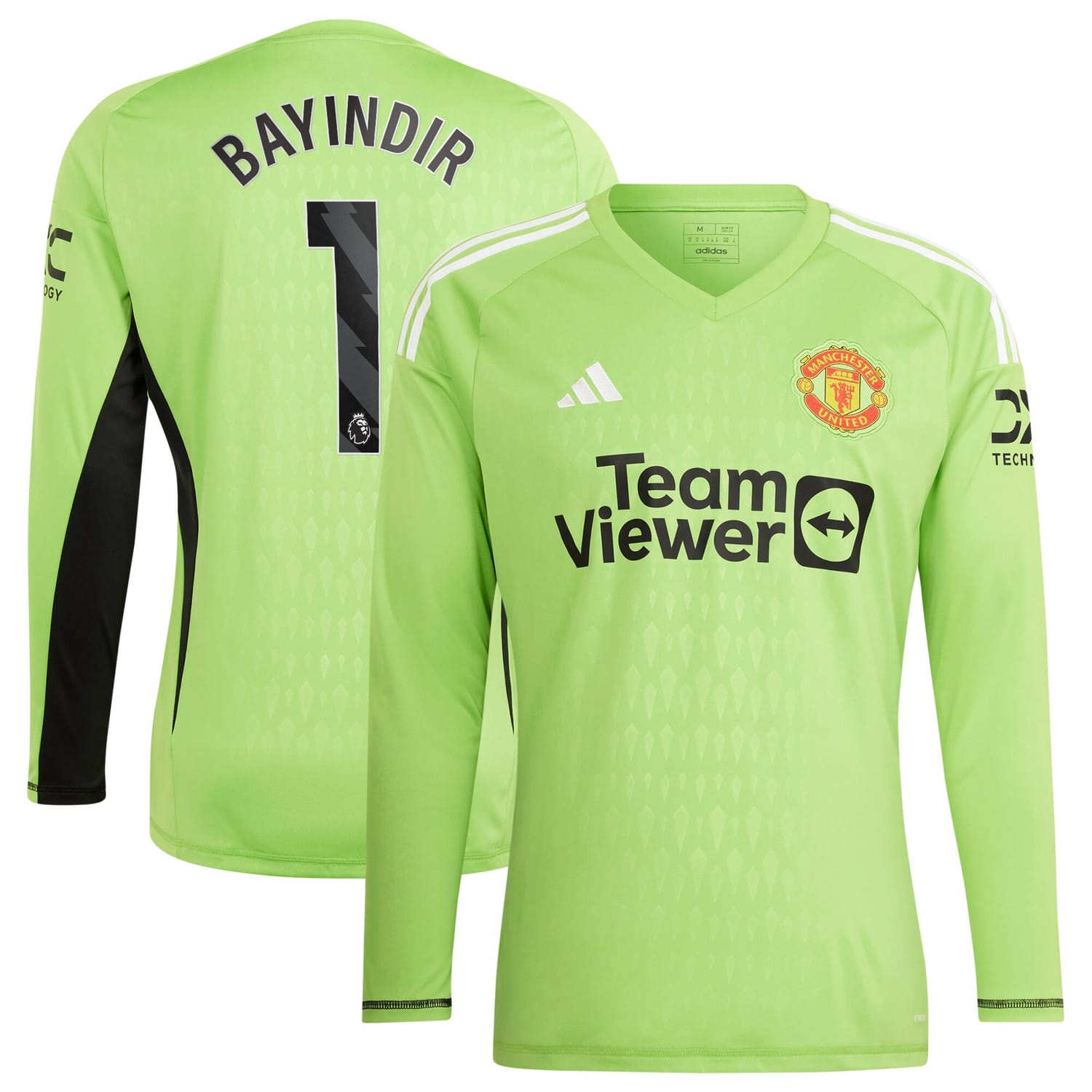 Premier League Manchester United Home Goalkeeper Jersey Shirt 2023-24 player Altay Bayindir 1 printing for Men
