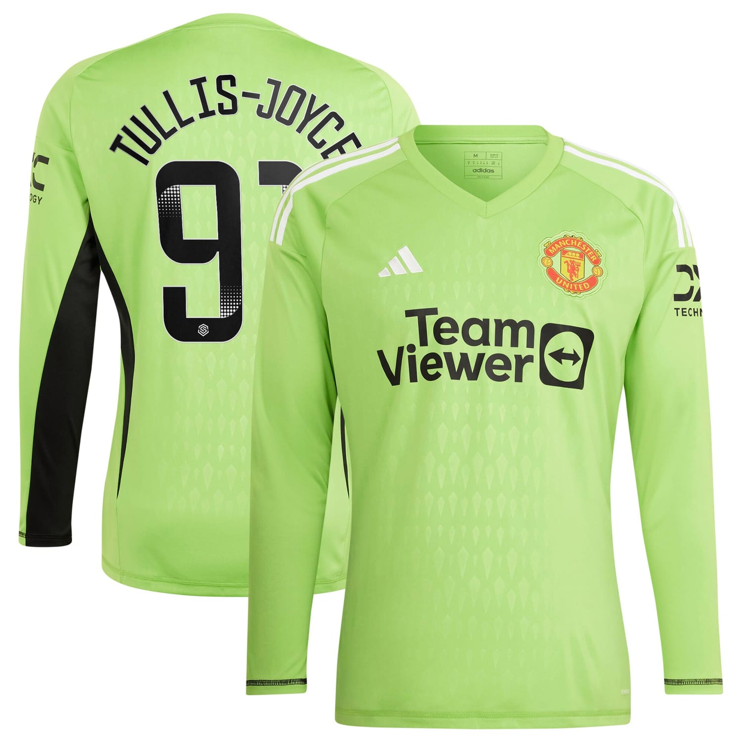 Premier League Manchester United Home Goalkeeper WSL Jersey Shirt 2023-24 player Phallon Tullis-Joyce 91 printing for Men