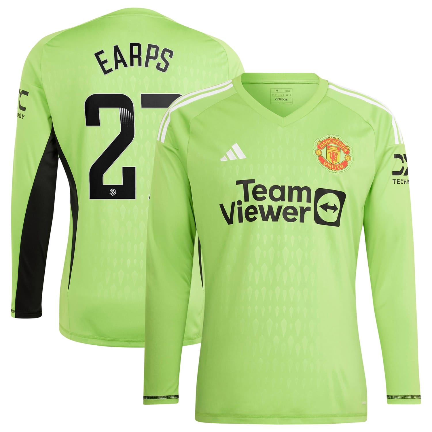 Premier League Manchester United Home Goalkeeper WSL Jersey Shirt 2023-24 player Mary Earps 27 printing for Men