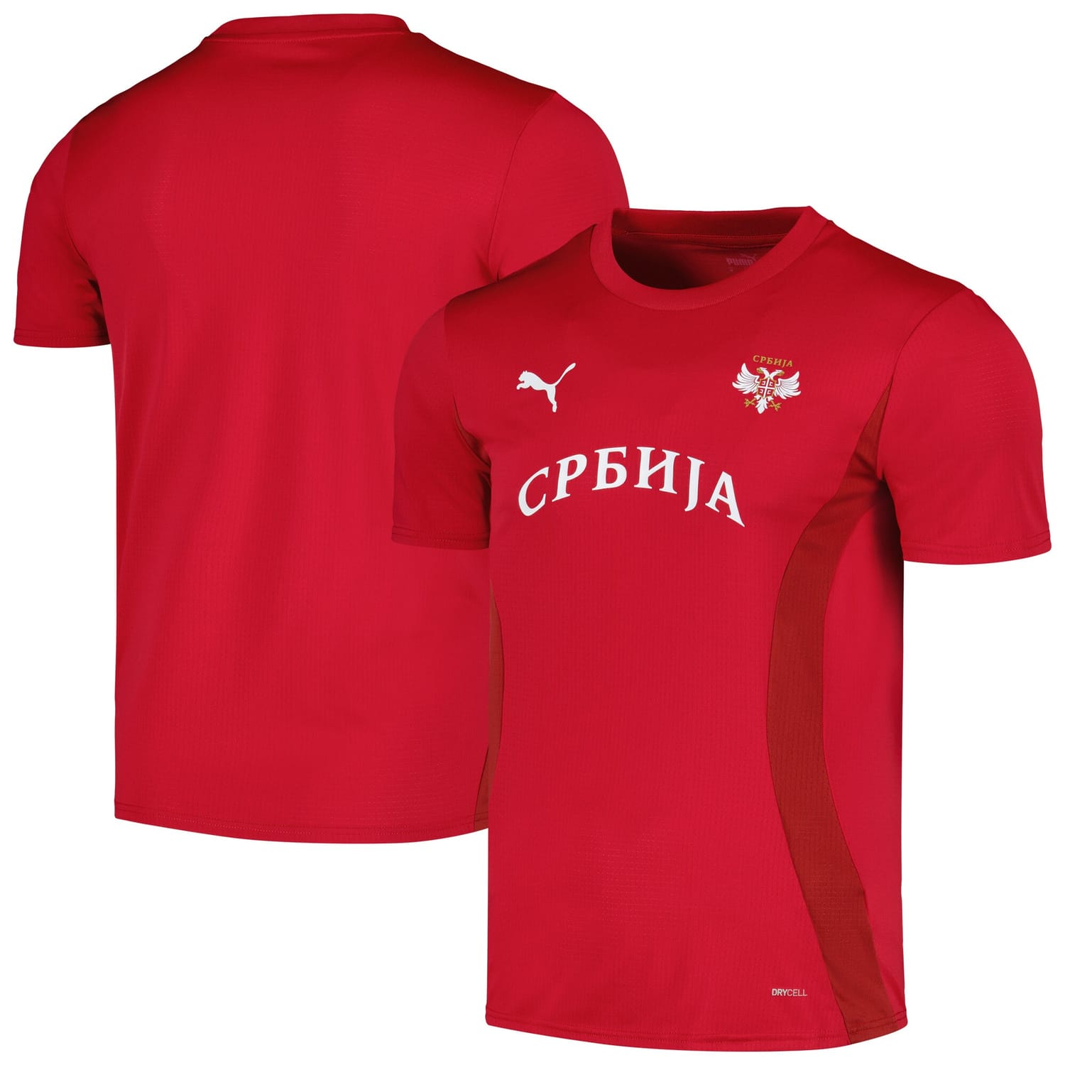 Serbia National Team Pre-Match Jersey Shirt Red 2024 for Men