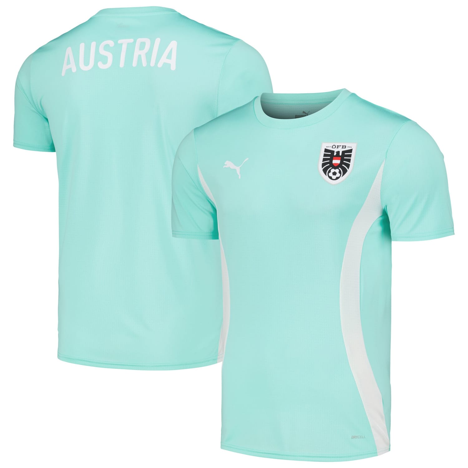 Austria National Team Pre-Match Jersey Shirt Mint 2023-24 for Men