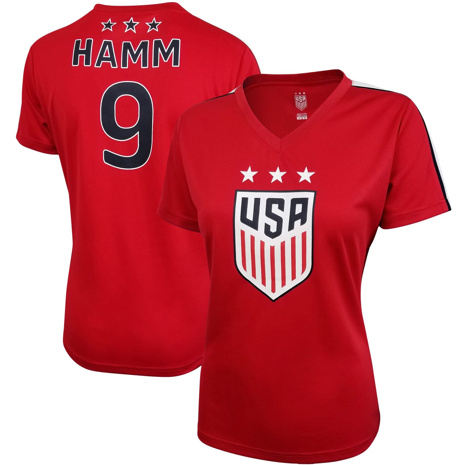 USWNT Jersey Shirt Red 1999 player Mia Hamm printing for Women