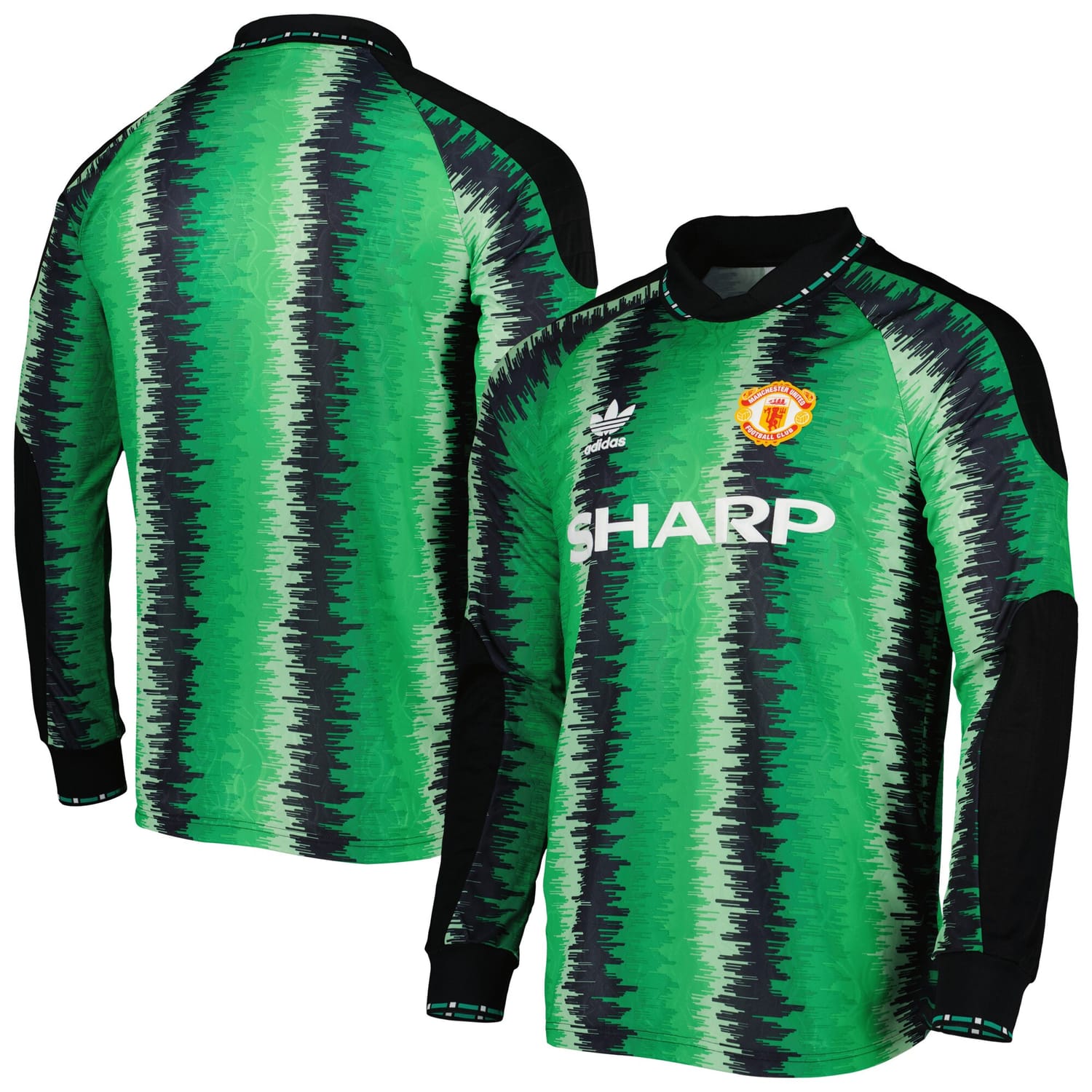 Premier League Manchester United Goalkeeper Jersey Shirt Green for Men