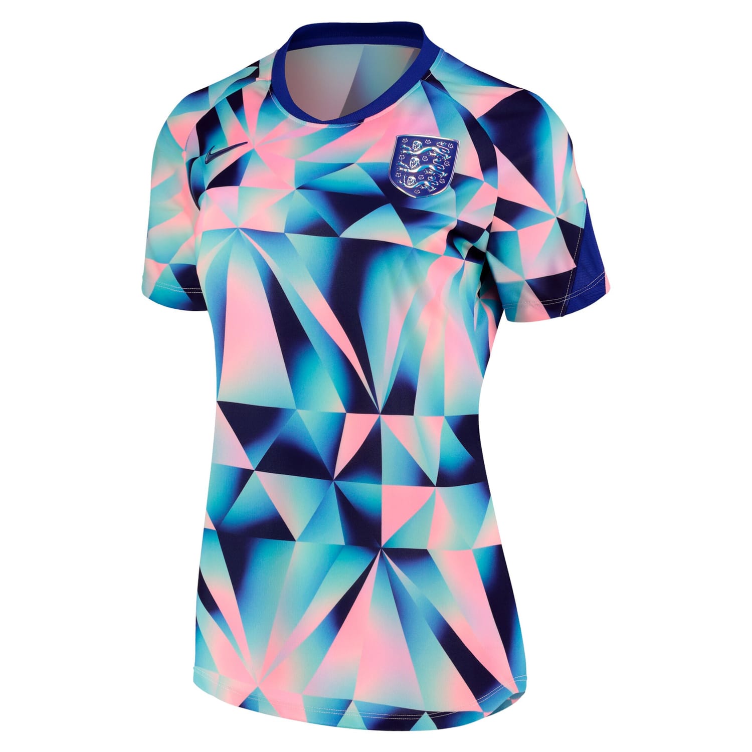 England National Team Home Pre-Match Jersey Shirt Blue 2022-23 for Women