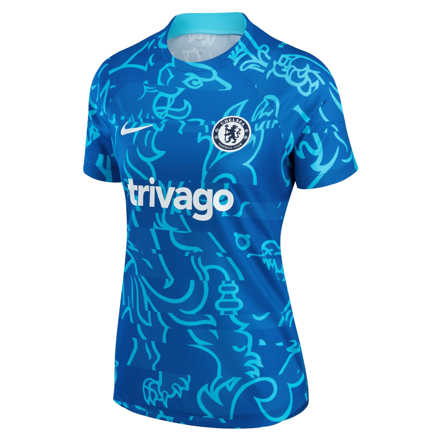 Premier League Chelsea Home Pre-Match Jersey Shirt Blue 2022-23 for Women