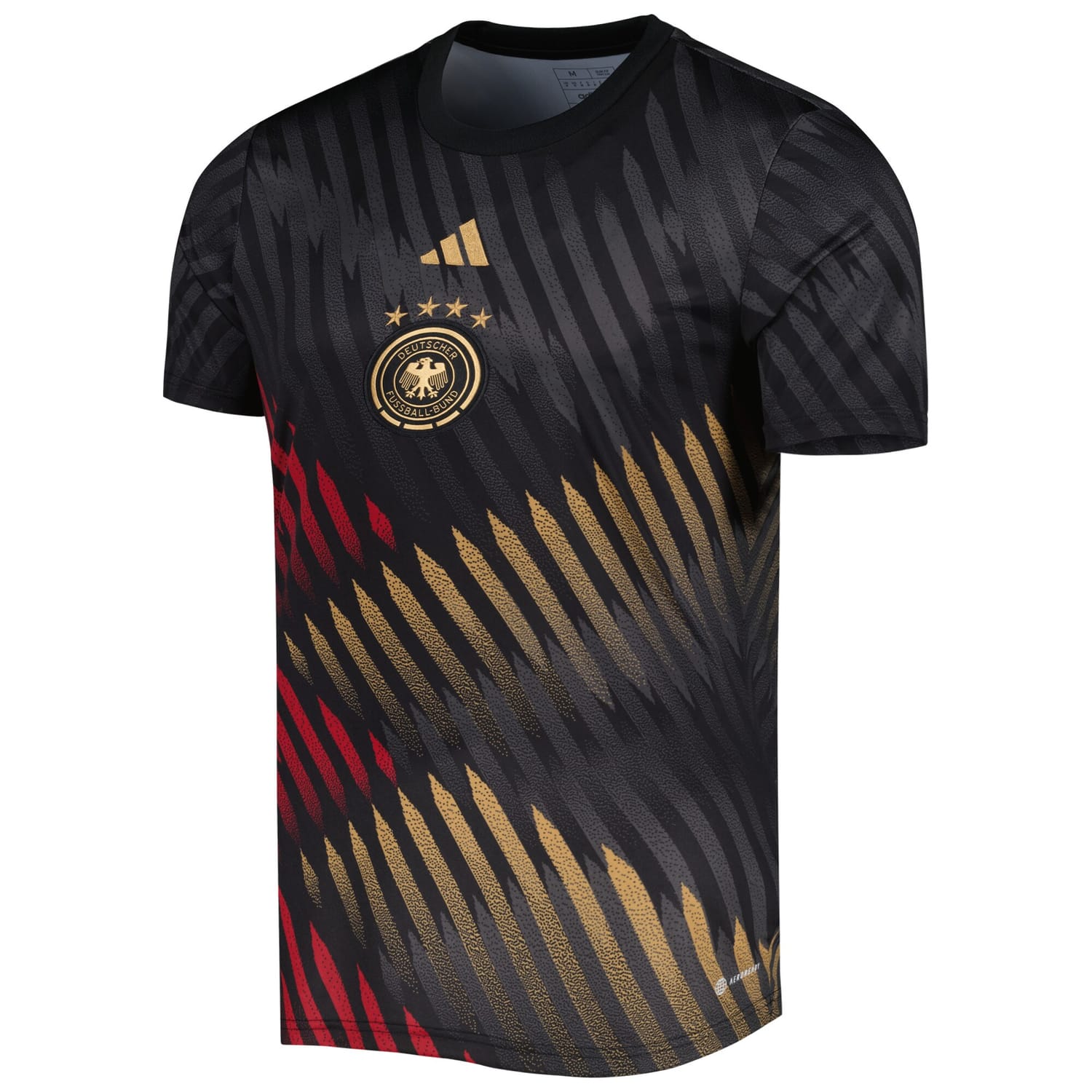Germany National Team Pre-Match Jersey Shirt Black 2022 for Men