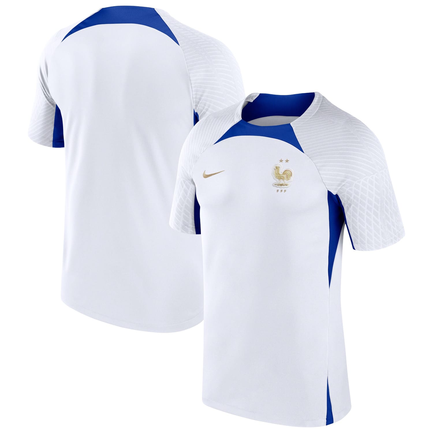 France National Team Training Jersey Shirt White for Men