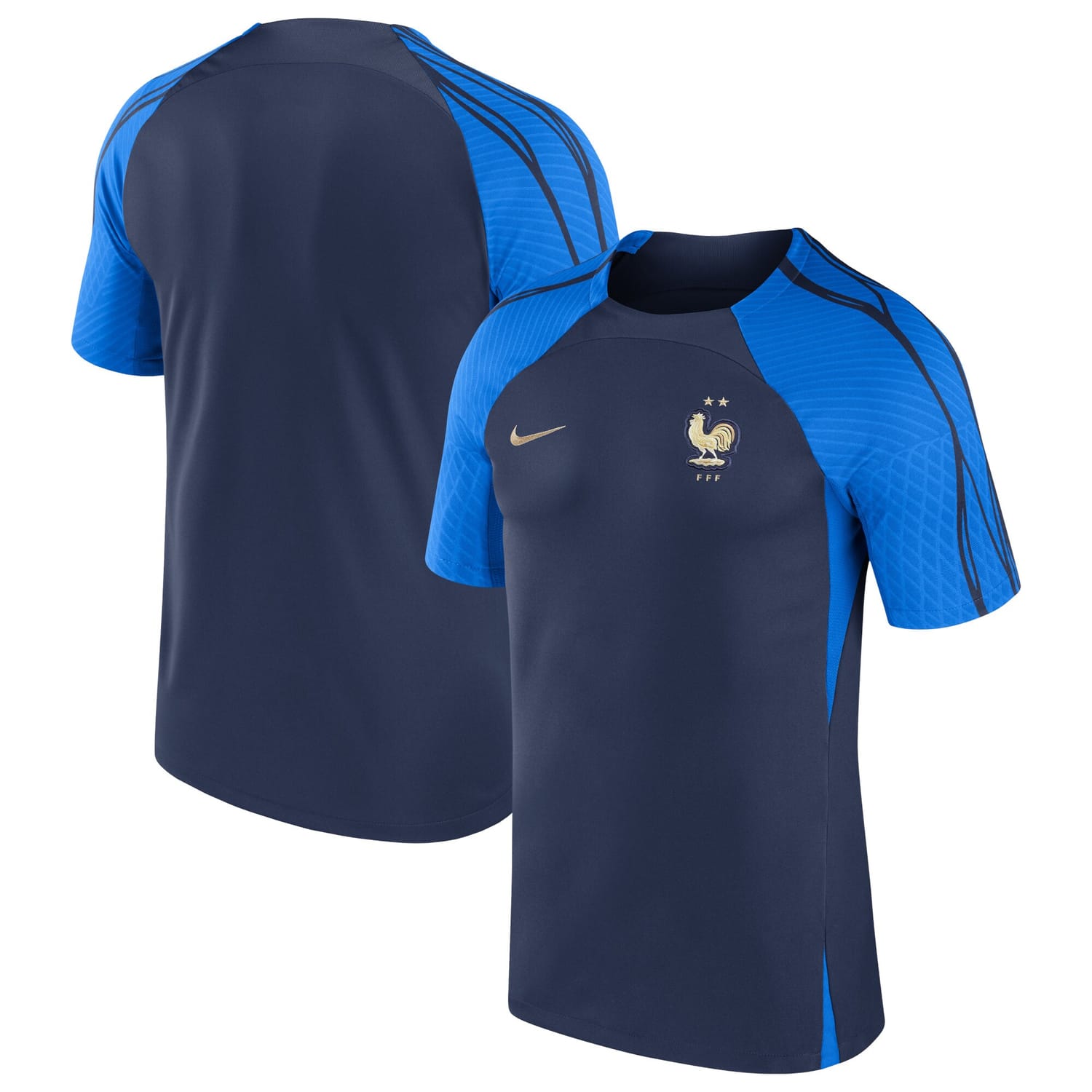 France National Team Training Jersey Shirt Navy for Men