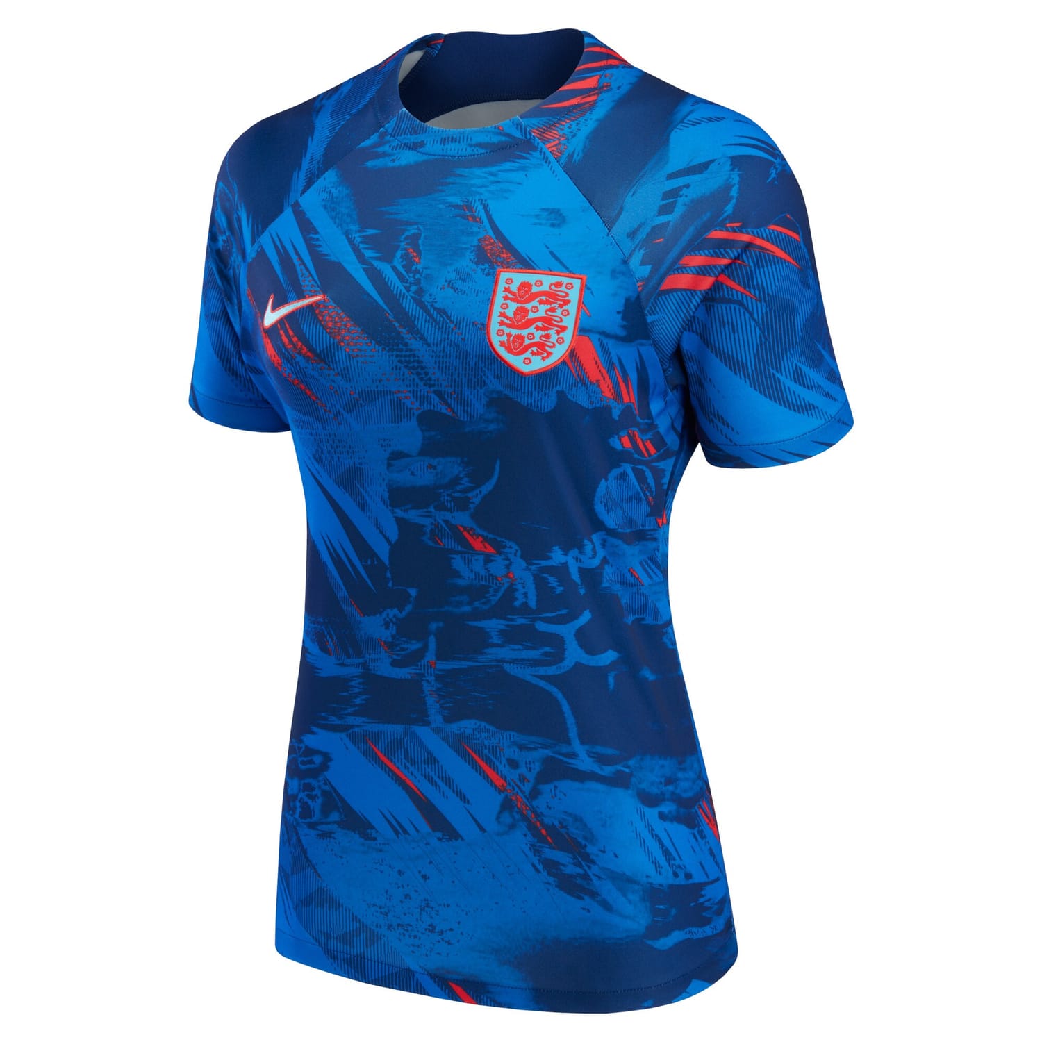 England National Team Pre-Match Jersey Shirt Blue 2022 for Women