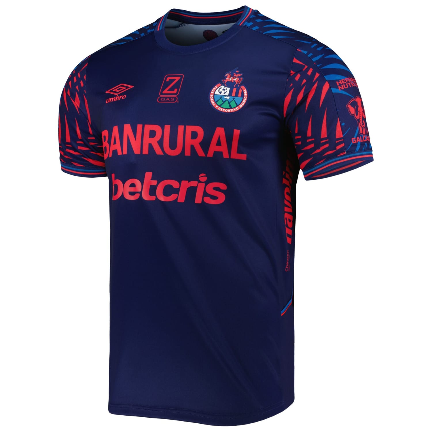 Liga Nacional de Futbol C.S.D. Municipal Away Jersey Shirt Navy 2022-23 for Men
