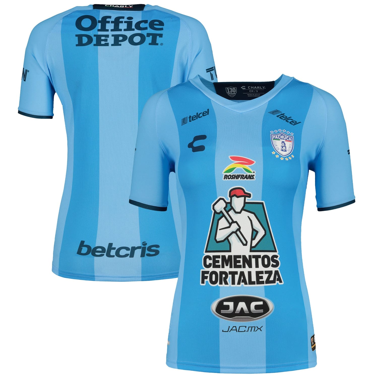 Liga MX C.F. Pachuca Away Authentic Jersey Shirt Blue 2022-23 for Women