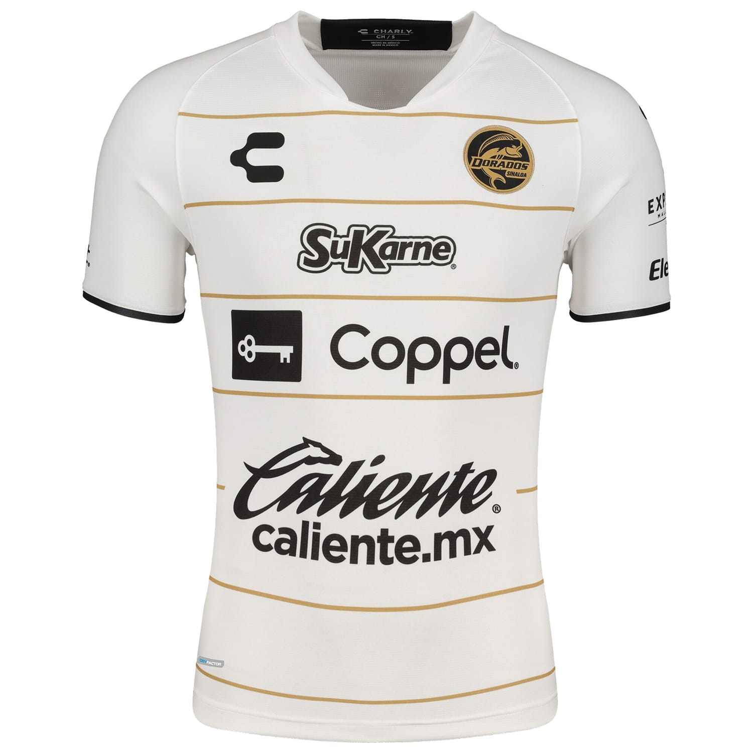 Liga MX Dorados de Sinaloa Home Authentic Jersey Shirt White 2022-23 for Men