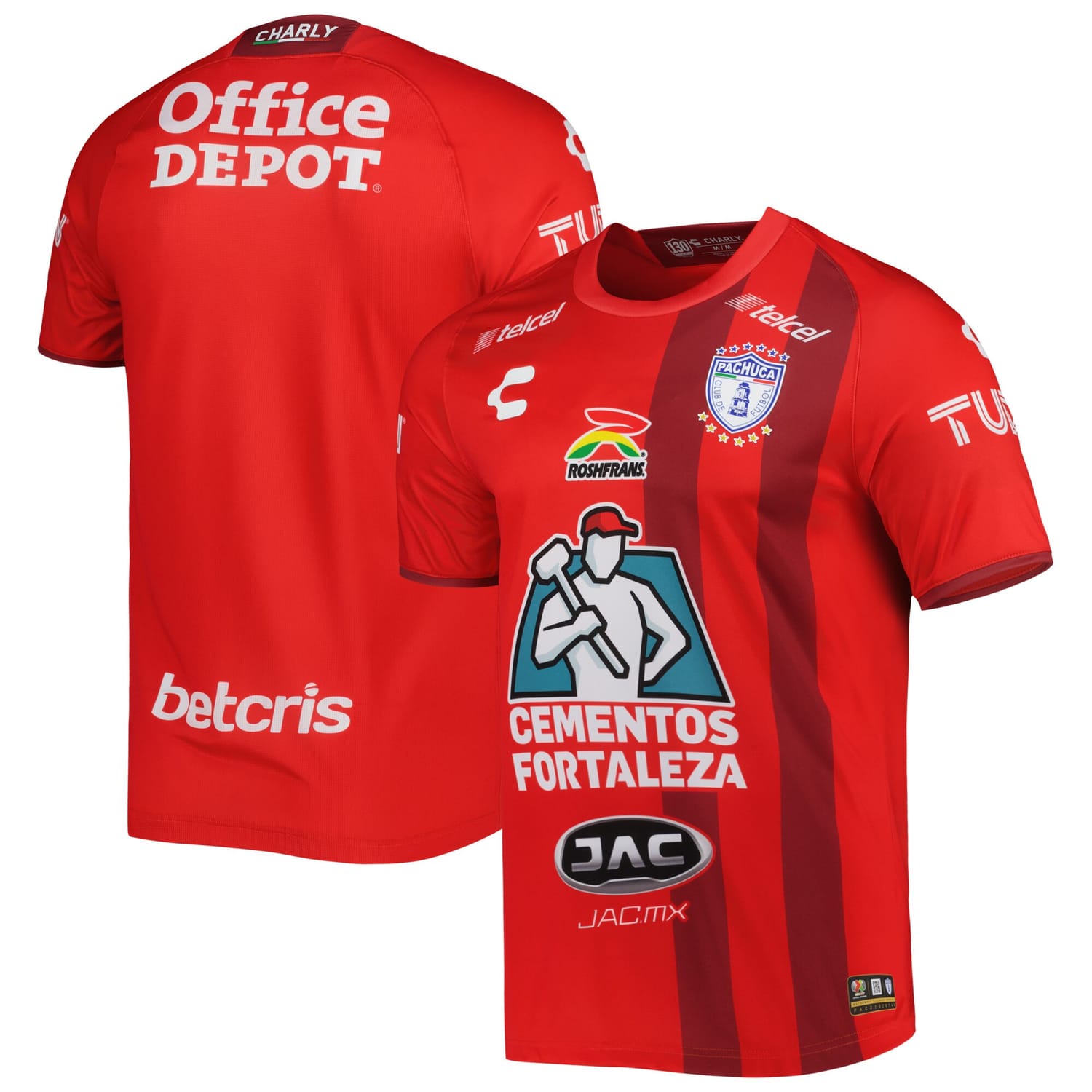 Liga MX C.F. Pachuca Goalkeeper Authentic Jersey Shirt Red/White 2022-23 for Men