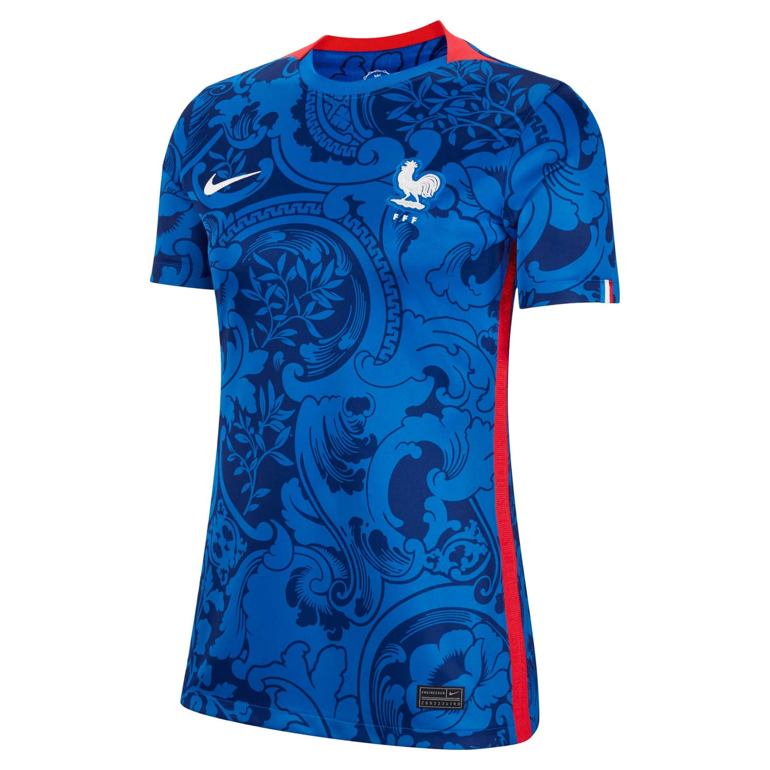 France National Team Home Jersey Shirt Blue 2022-23 for Women