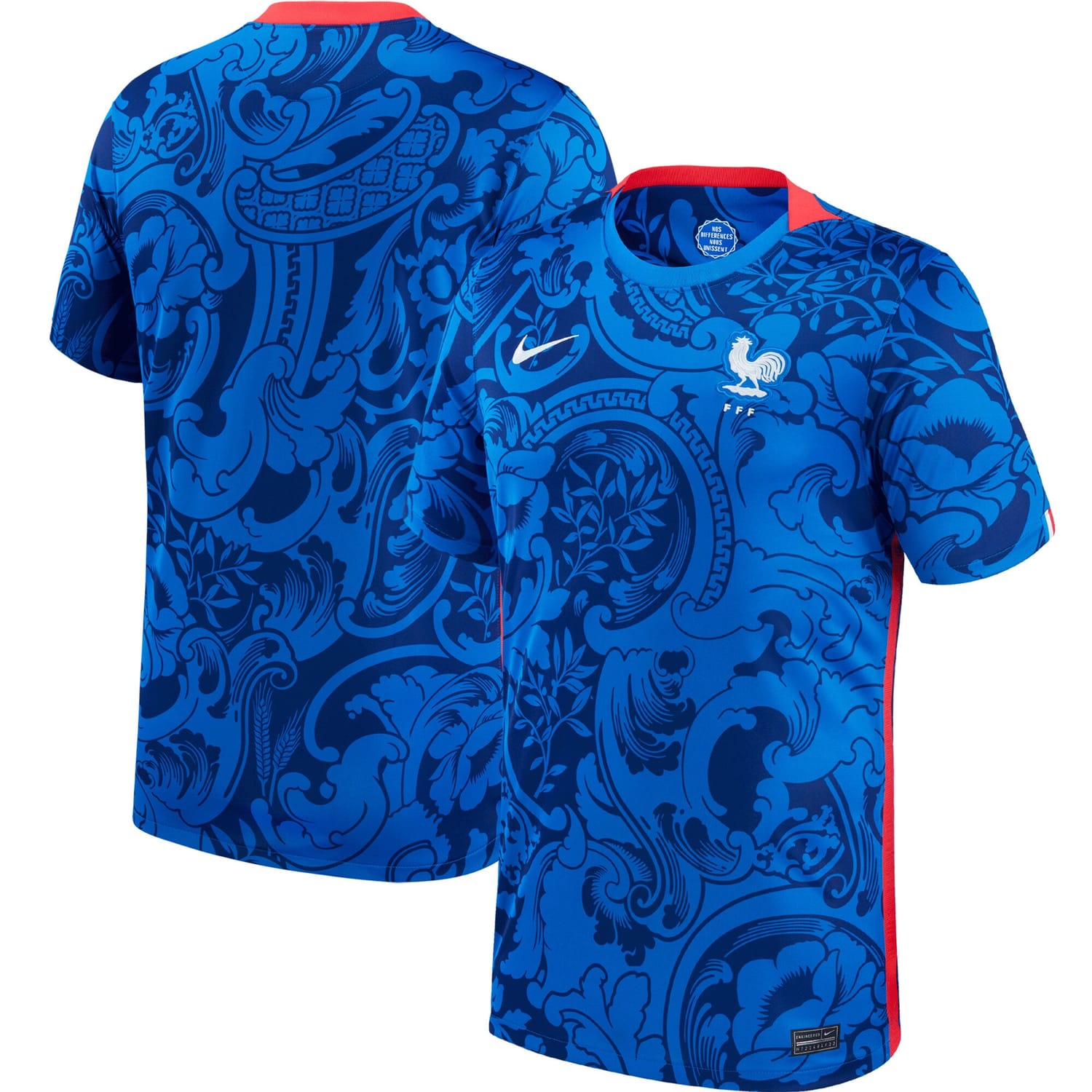 France National Team Home Jersey Shirt Blue 2022-23 for Men