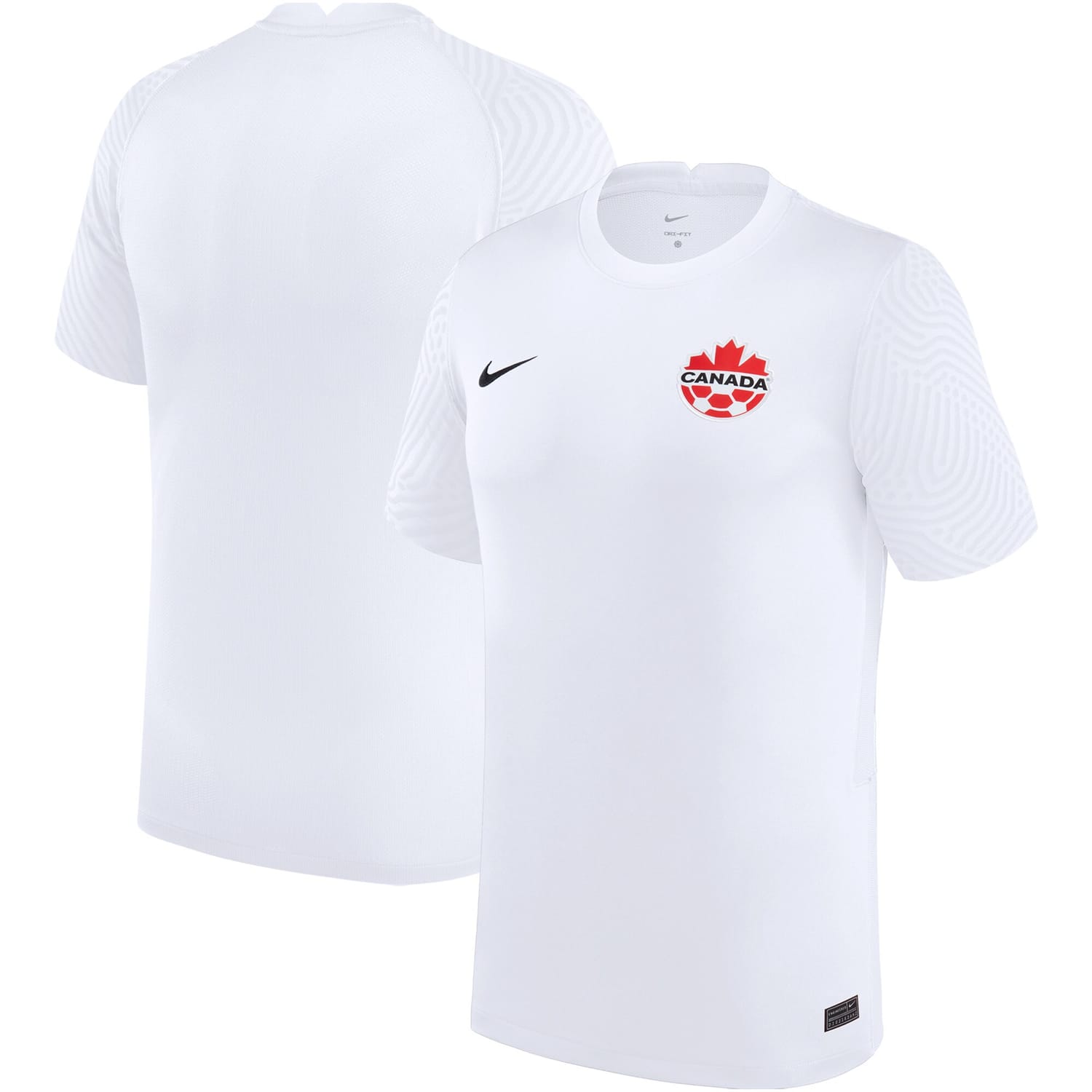 Canada Soccer Away Jersey Shirt White for Men