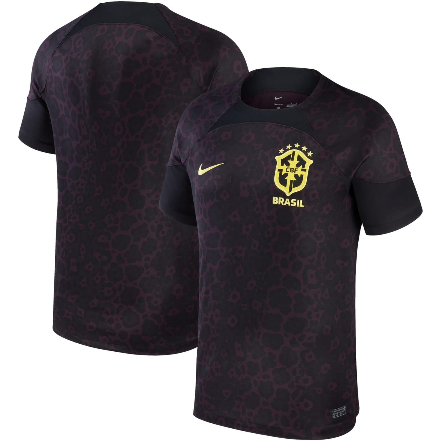 Brazil National Team Goalkeeper Jersey Shirt Black 2022-23 for Men