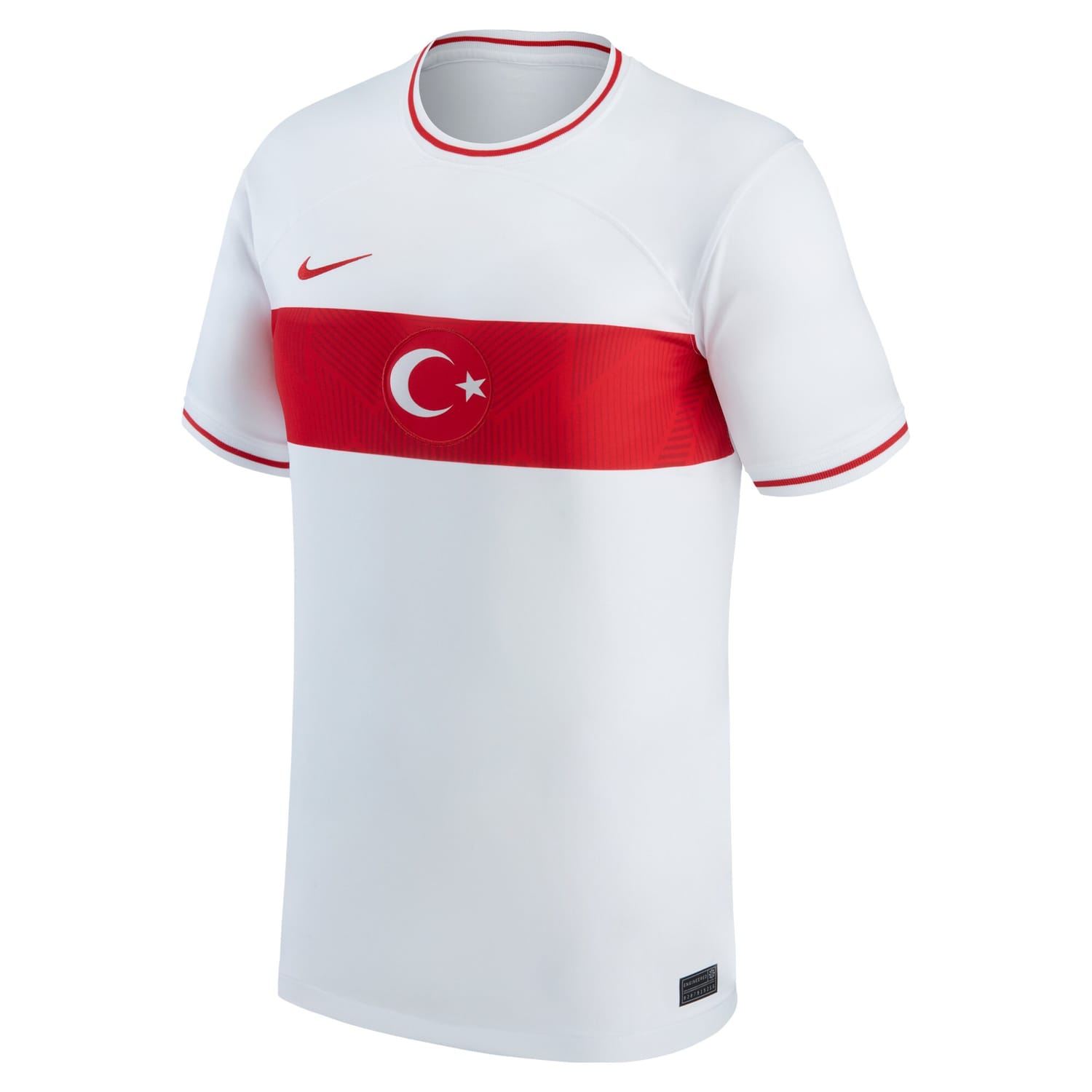 Turkey National Team Home Jersey Shirt White 2022-23 for Men