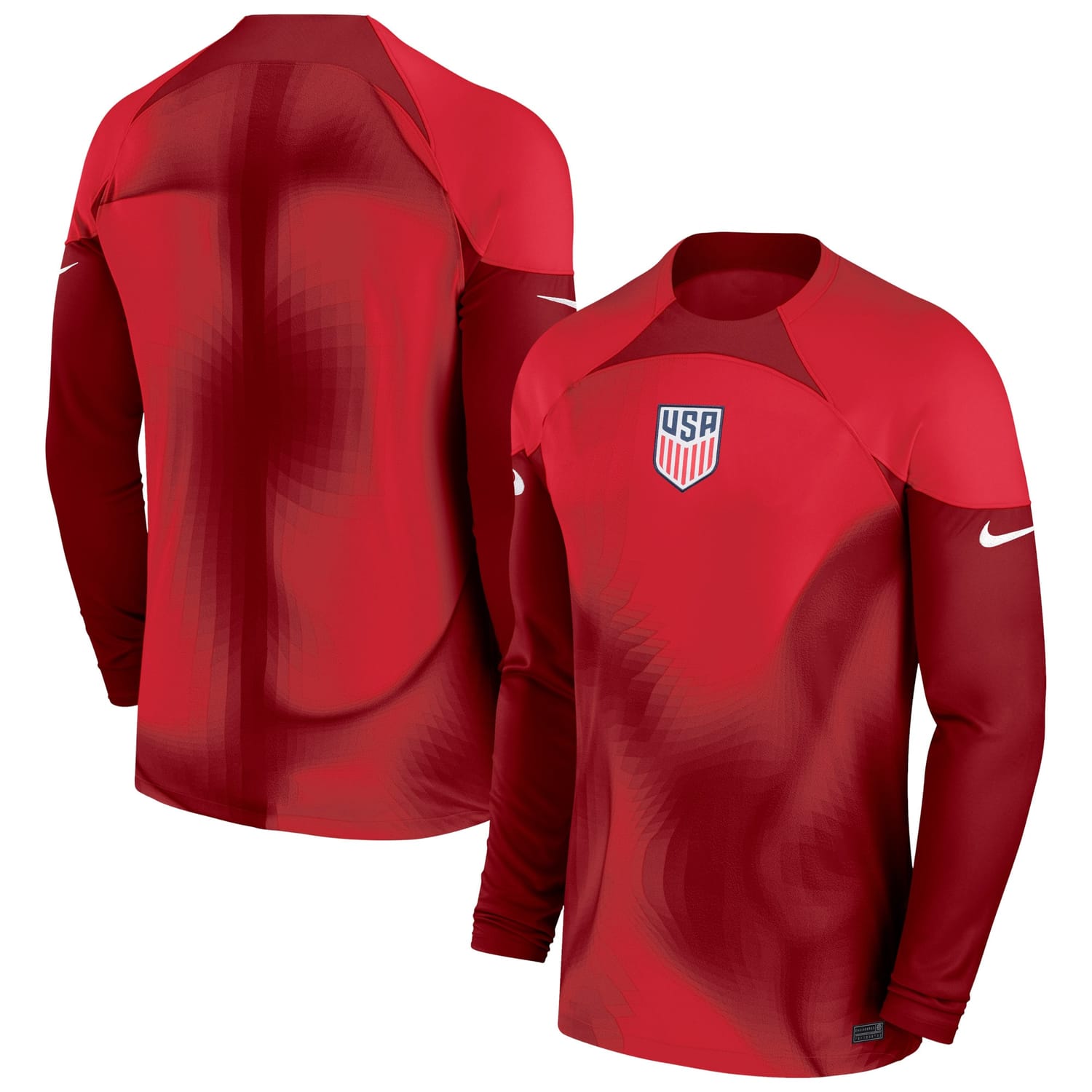 USMNT Goalkeeper Jersey Shirt Long Sleeve Maroon 2022-23 for Men