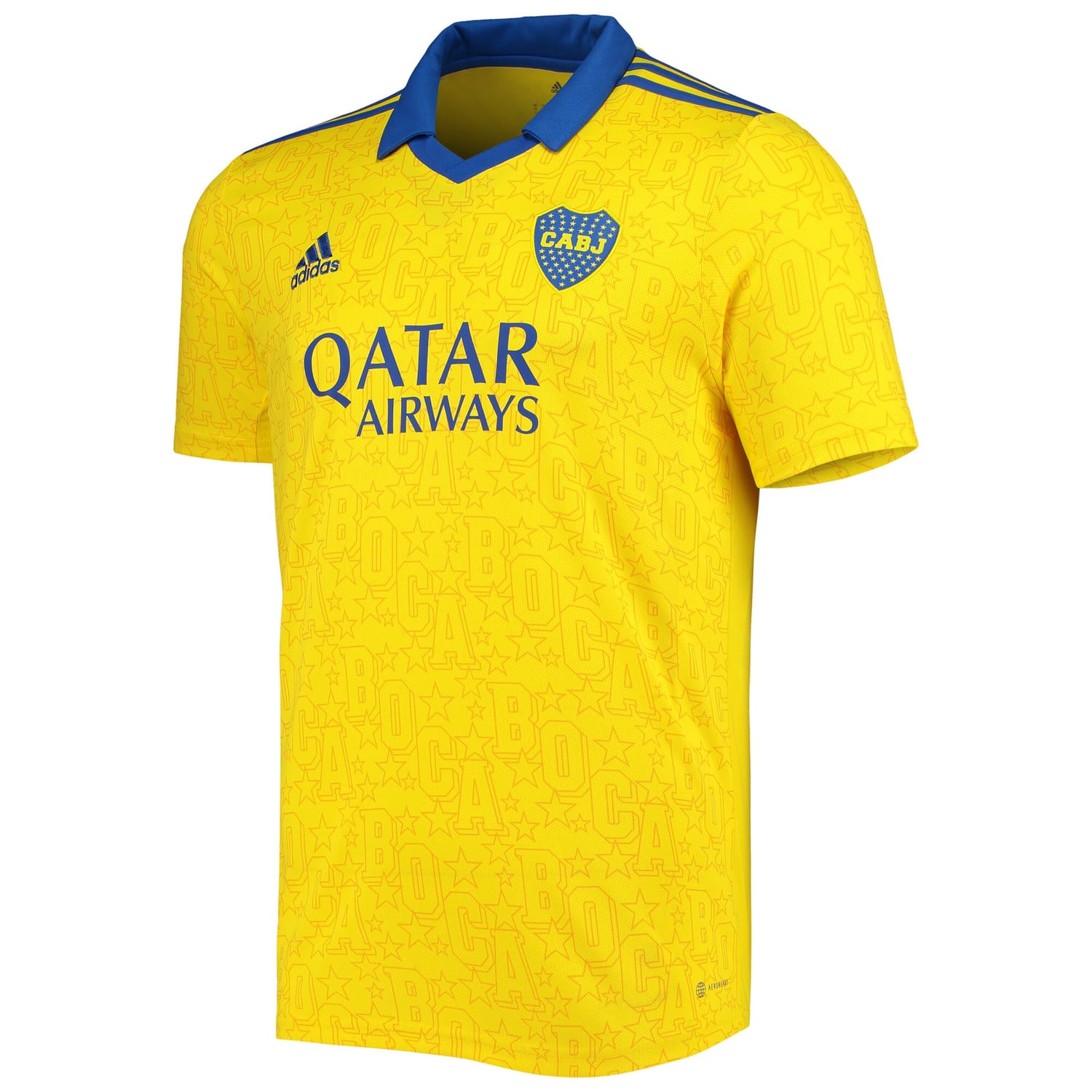 Primera Division Argentina Boca Juniors Third Jersey Shirt Yellow 2022 for Men