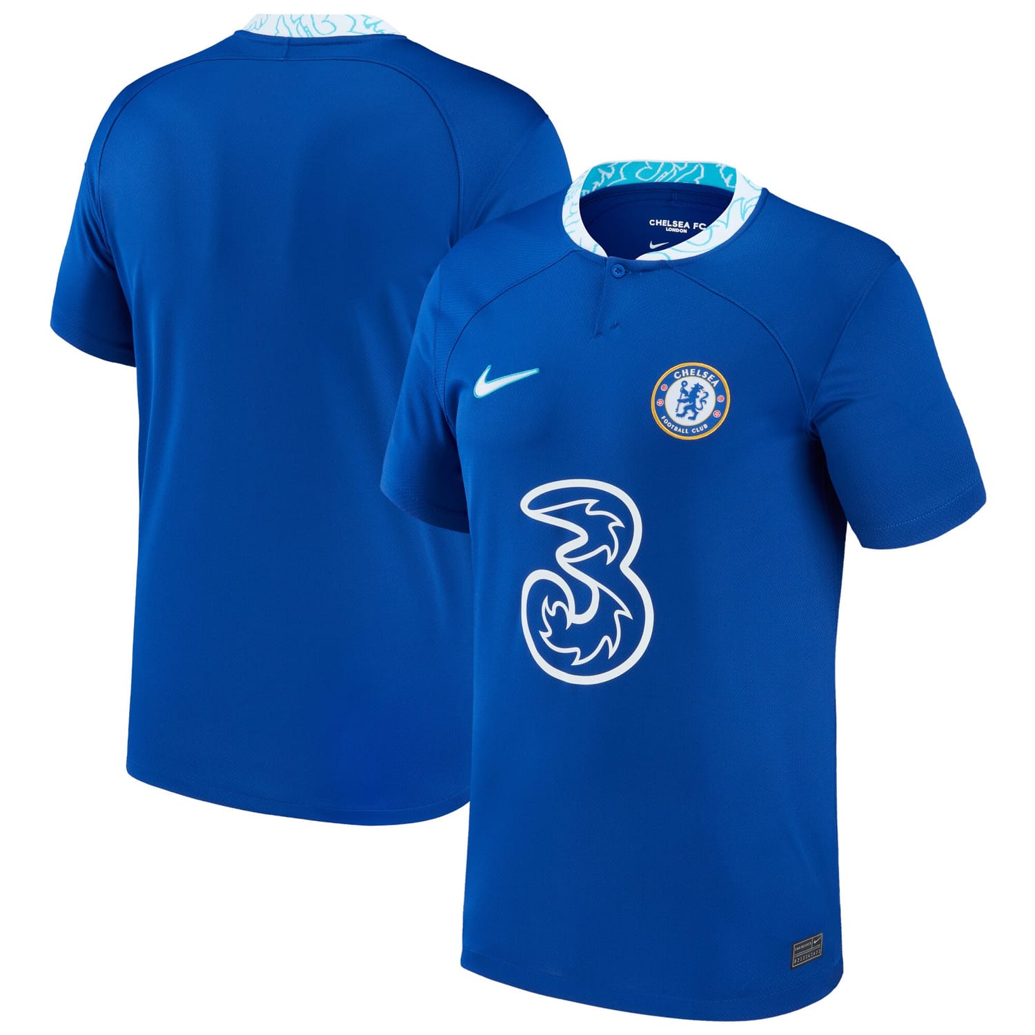 Premier League Chelsea Home Jersey Shirt Blue 2022-23 for Men