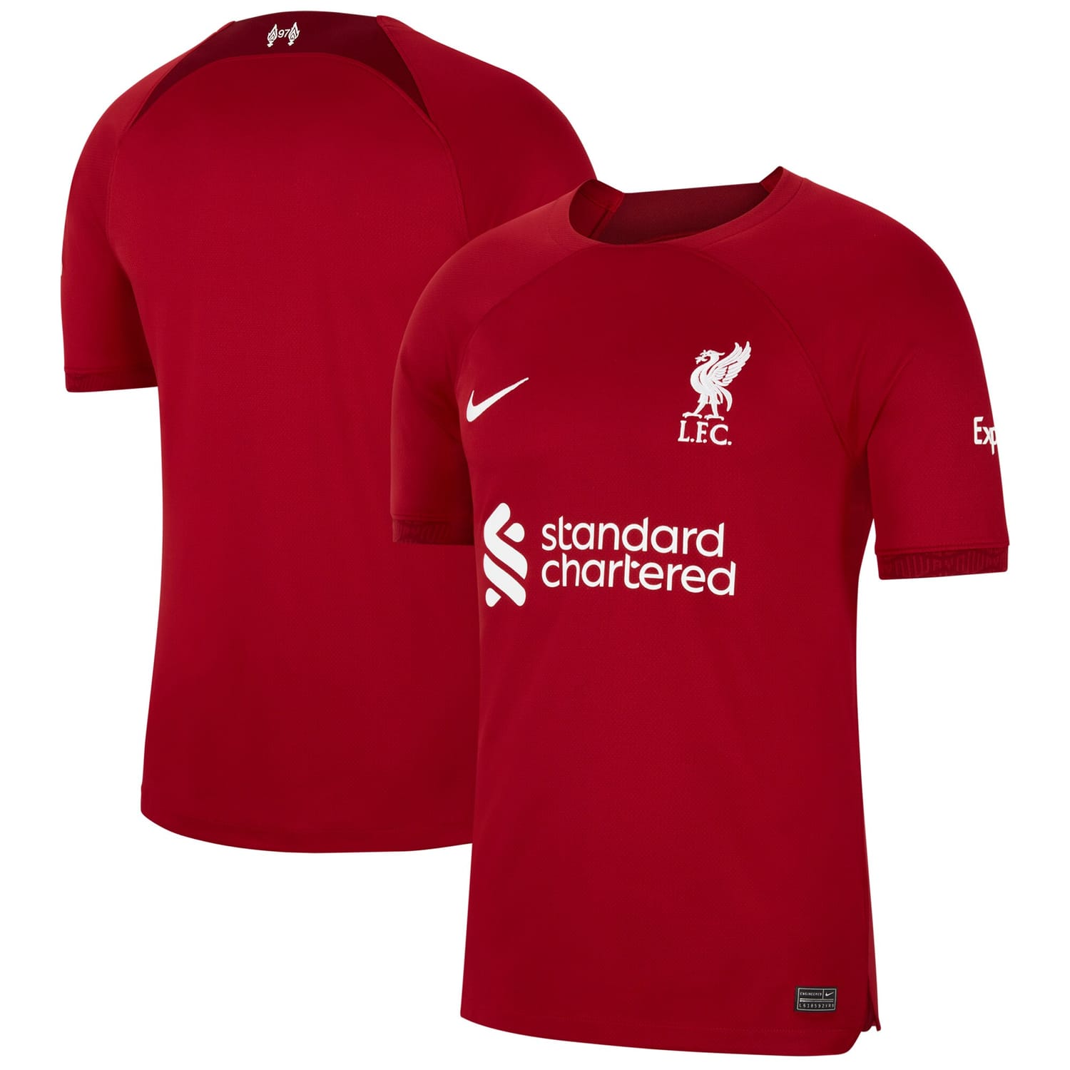 Premier League Liverpool Home Jersey Shirt Red 2022-23 for Men
