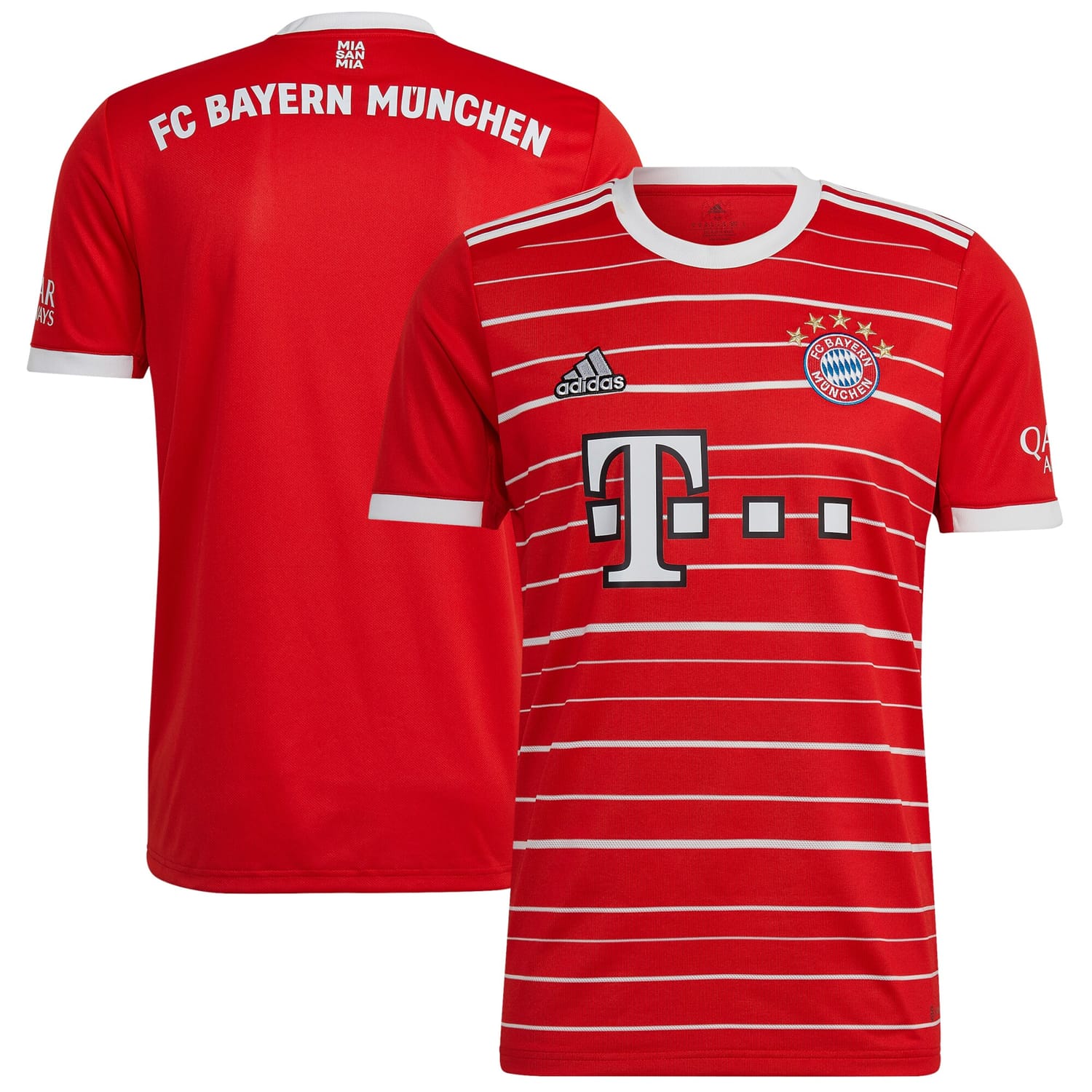 Bundesliga Bayern Munich Home Jersey Shirt Red 2022-23 for Men