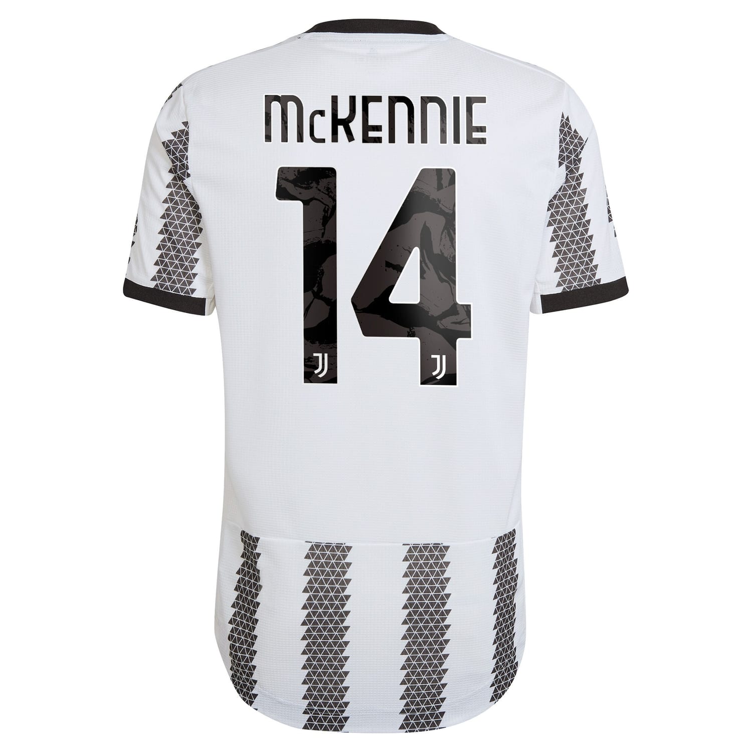 Serie A Juventus Home Authentic Jersey Shirt White 2022-23 player Weston McKennie printing for Men