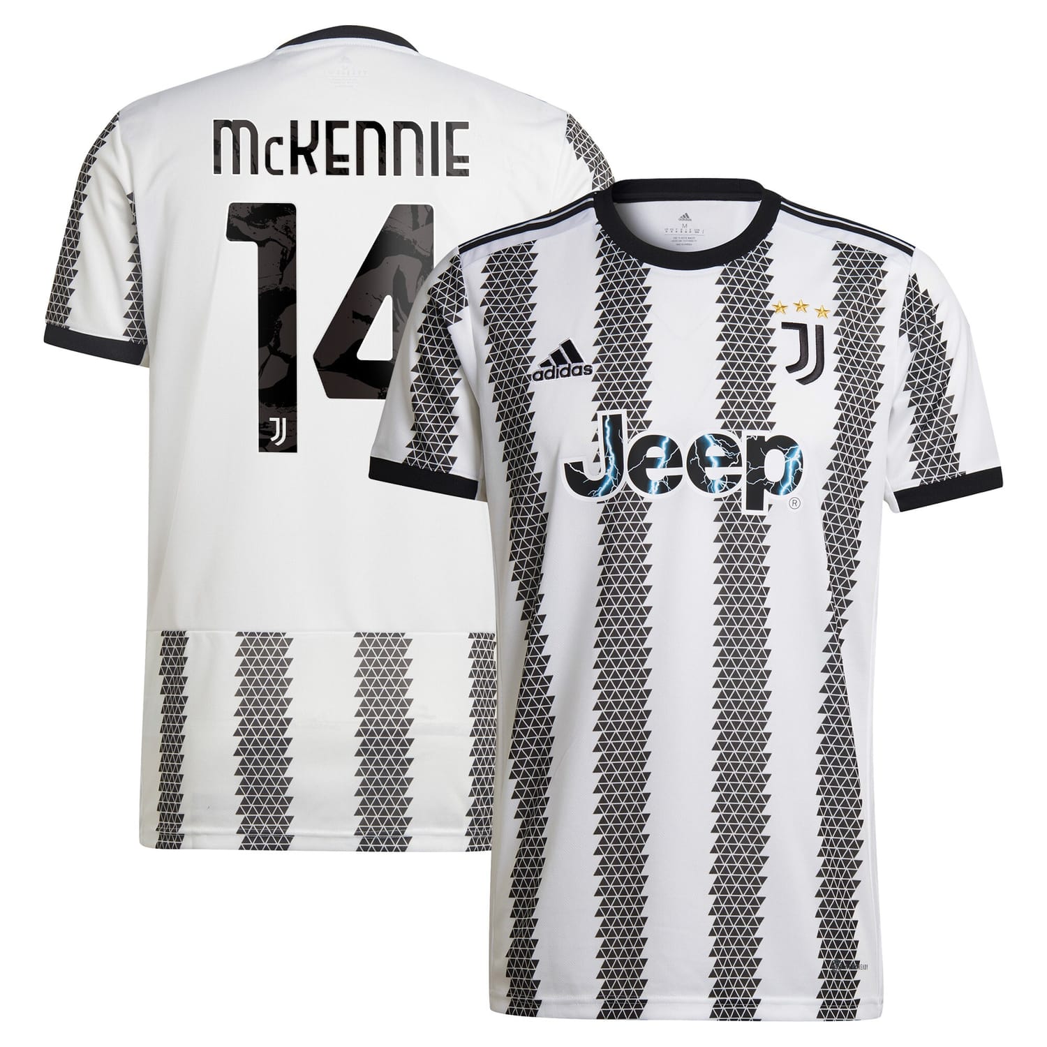 Serie A Juventus Home Jersey Shirt White 2022-23 player Weston McKennie printing for Men