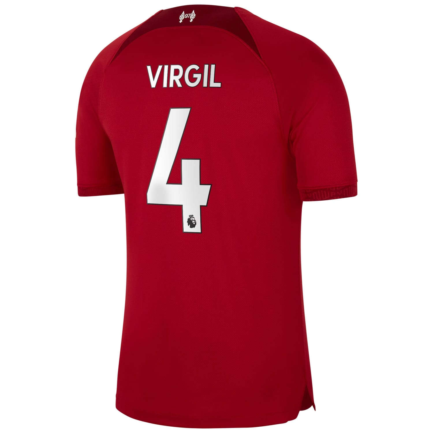 Premier League Liverpool Home Jersey Shirt Red 2022-23 player Virgil van Dijk printing for Men