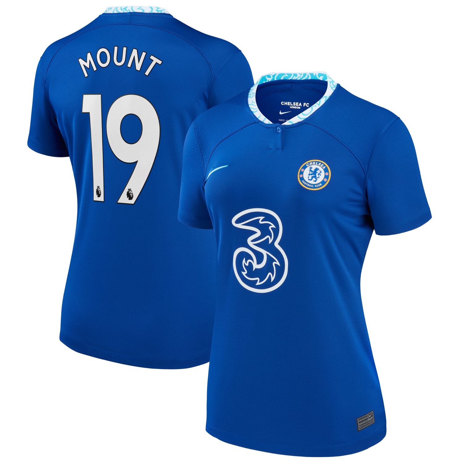 Premier League Chelsea Home Jersey Shirt Blue 2022-23 player Mason Mount printing for Women