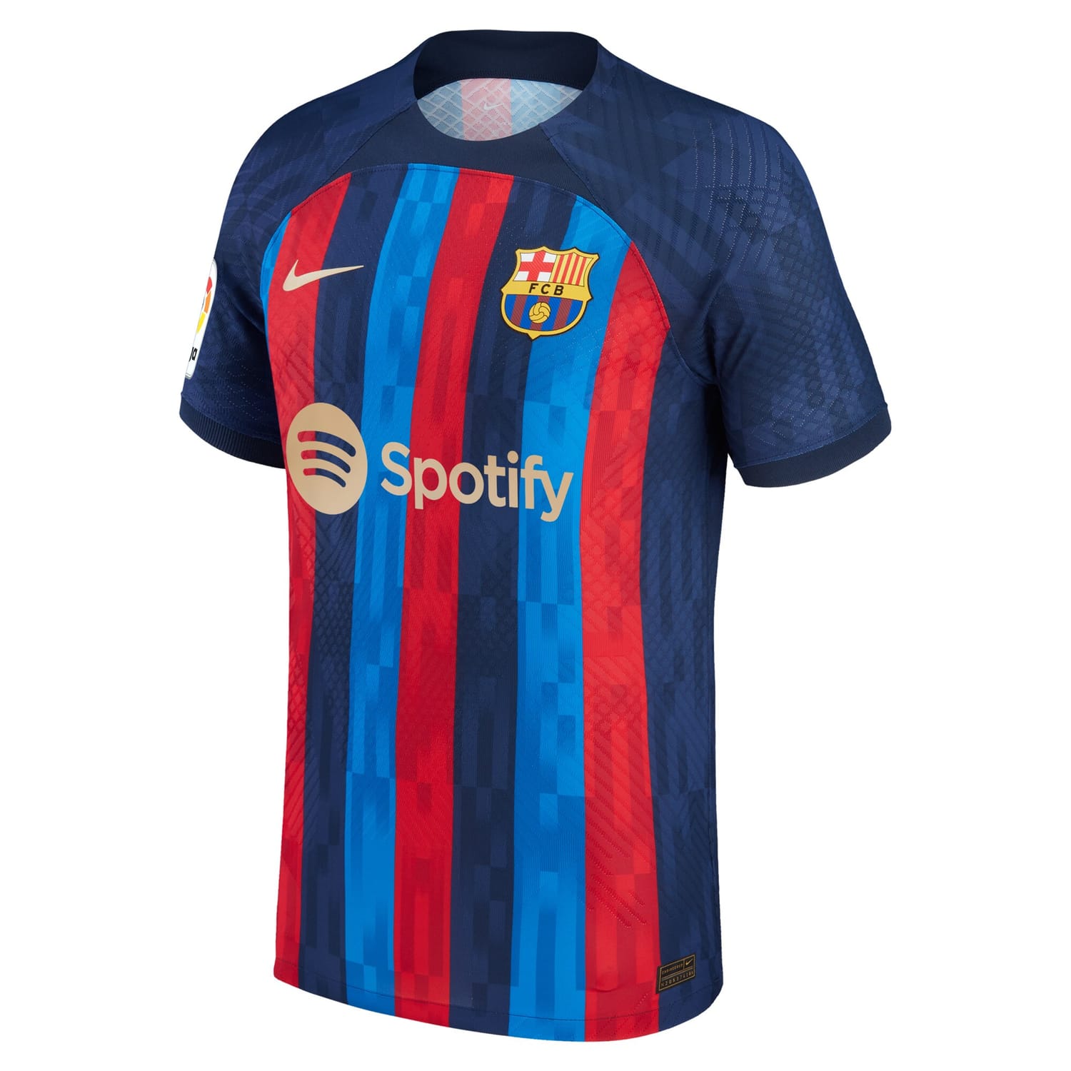 La Liga Barcelona Home Authentic Jersey Shirt Blue 2022-23 player Frenkie de Jong printing for Men