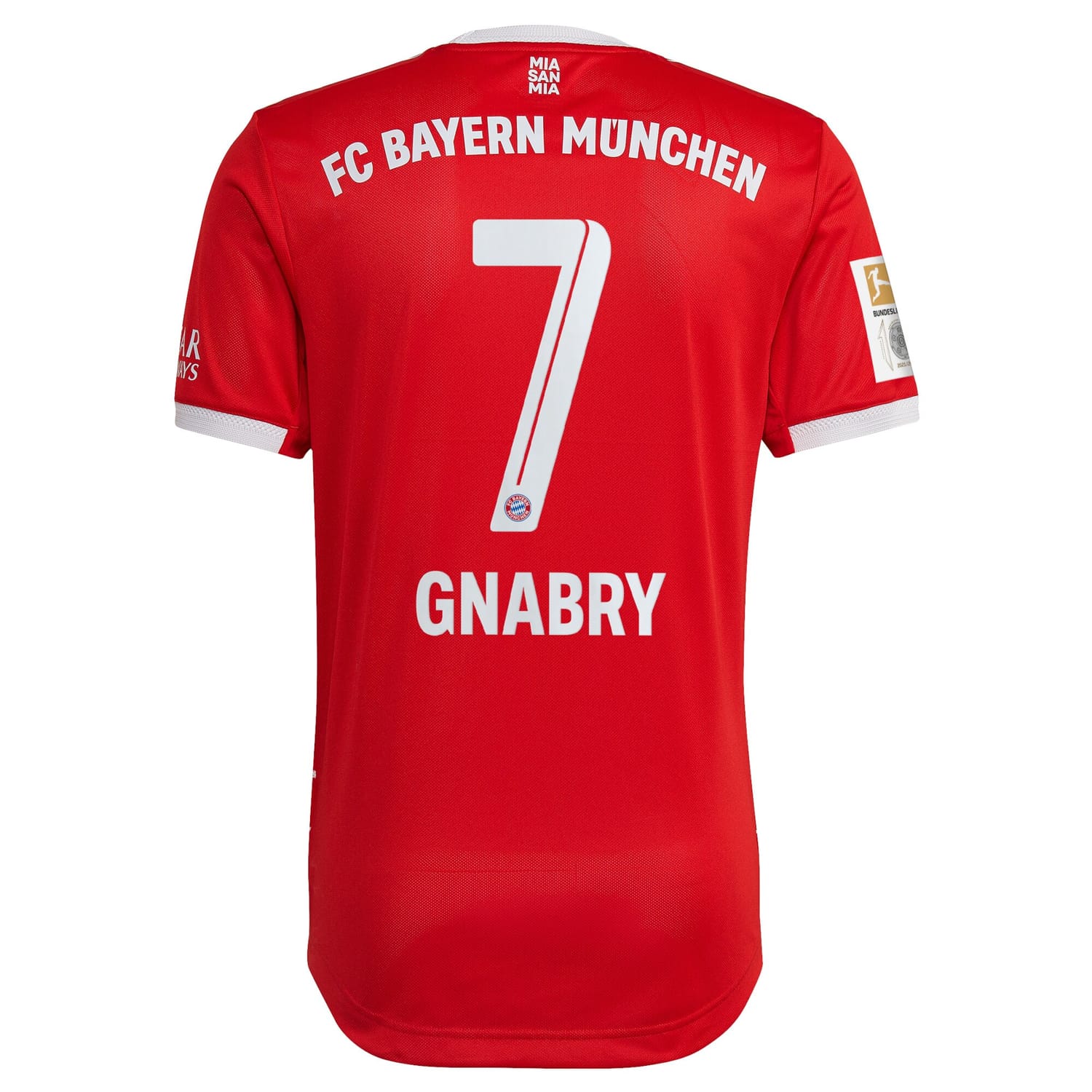 Bundesliga Bayern Munich Home Authentic Jersey Shirt Red 2022-23 player Serge Gnabry printing for Men