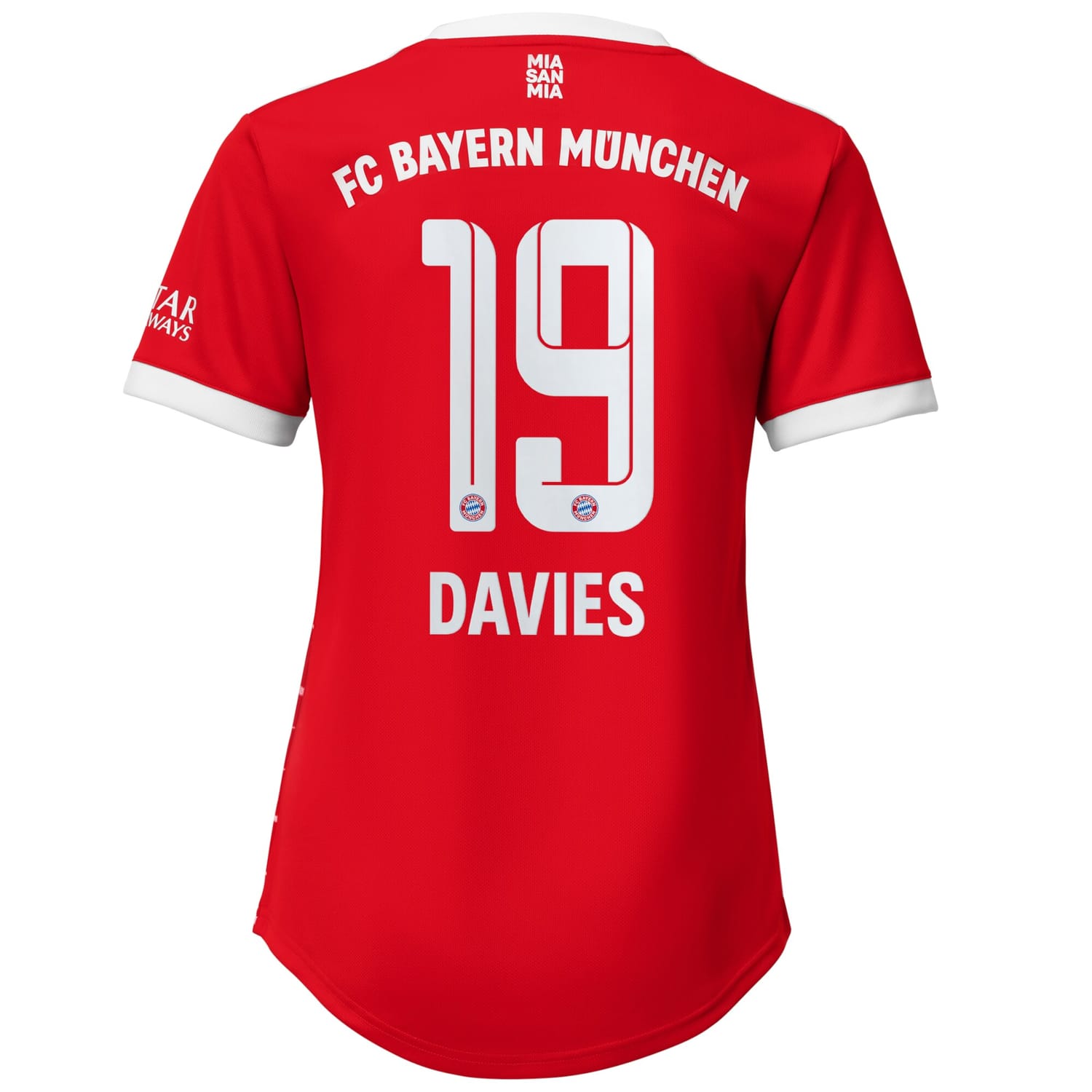 Bundesliga Bayern Munich Home Jersey Shirt Red 2022-23 player Alphonso Davies printing for Women