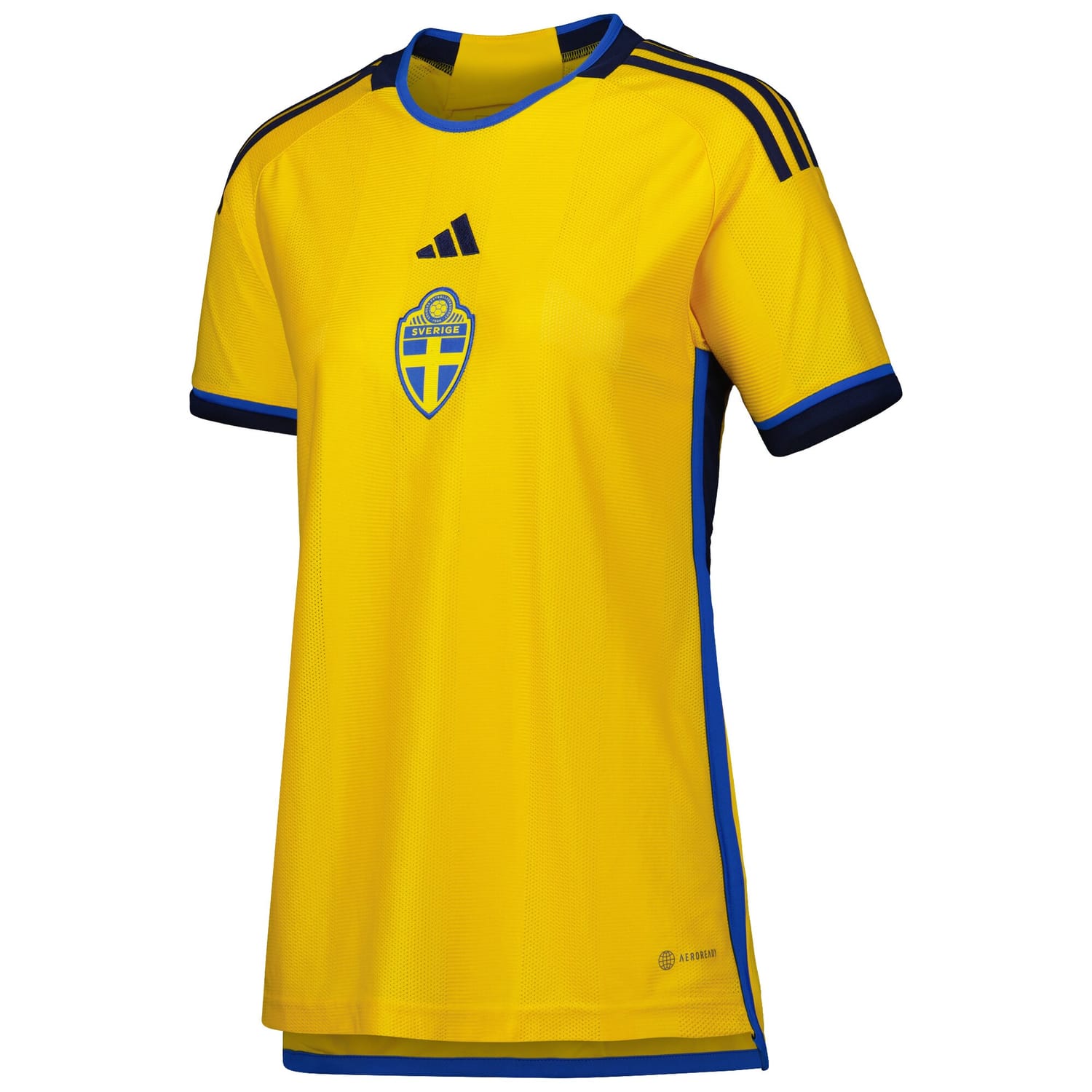 Sweden National Team Home Jersey Shirt Yellow 2022-23 for Women