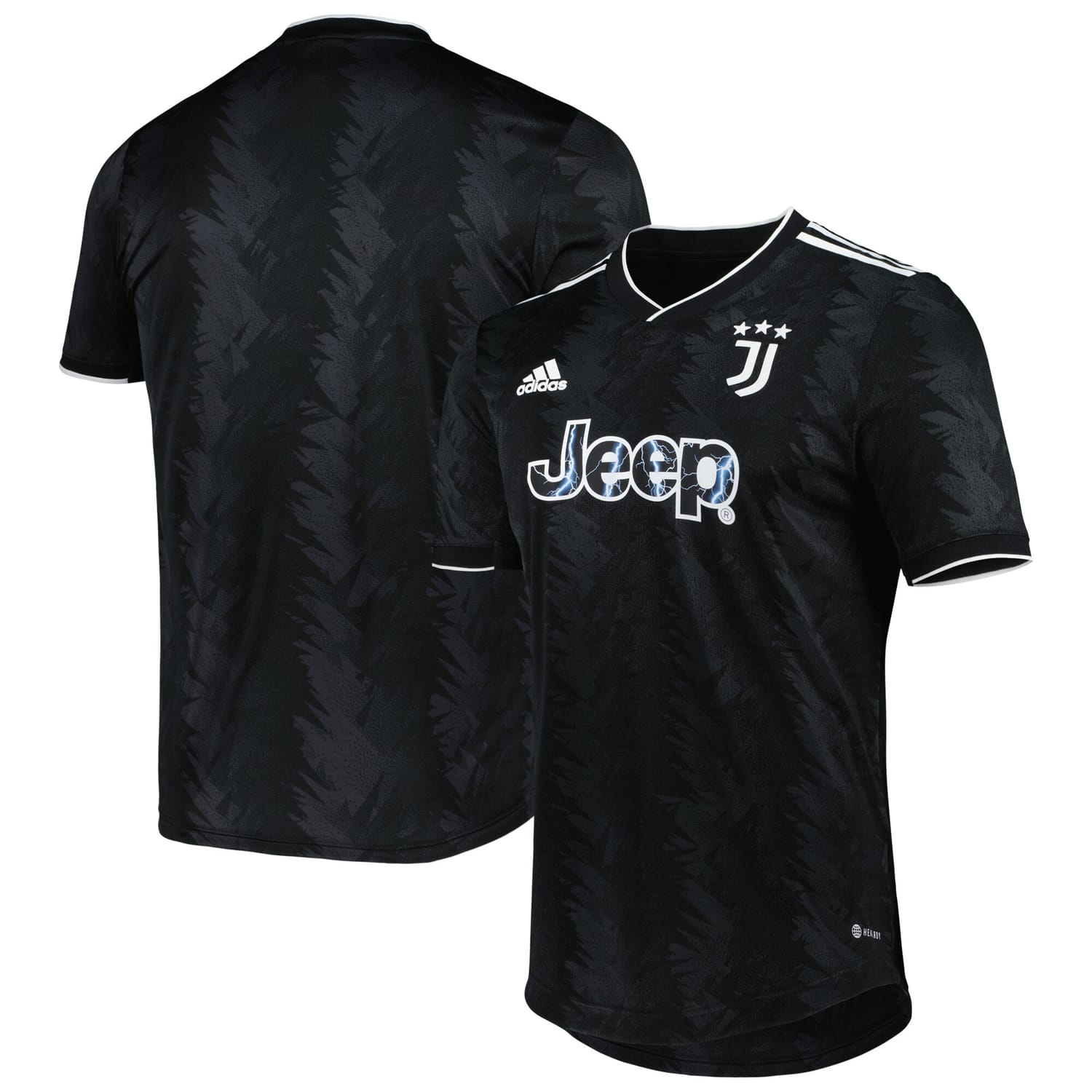 Serie A Juventus Away Authentic Jersey Shirt Black 2022-23 for Men