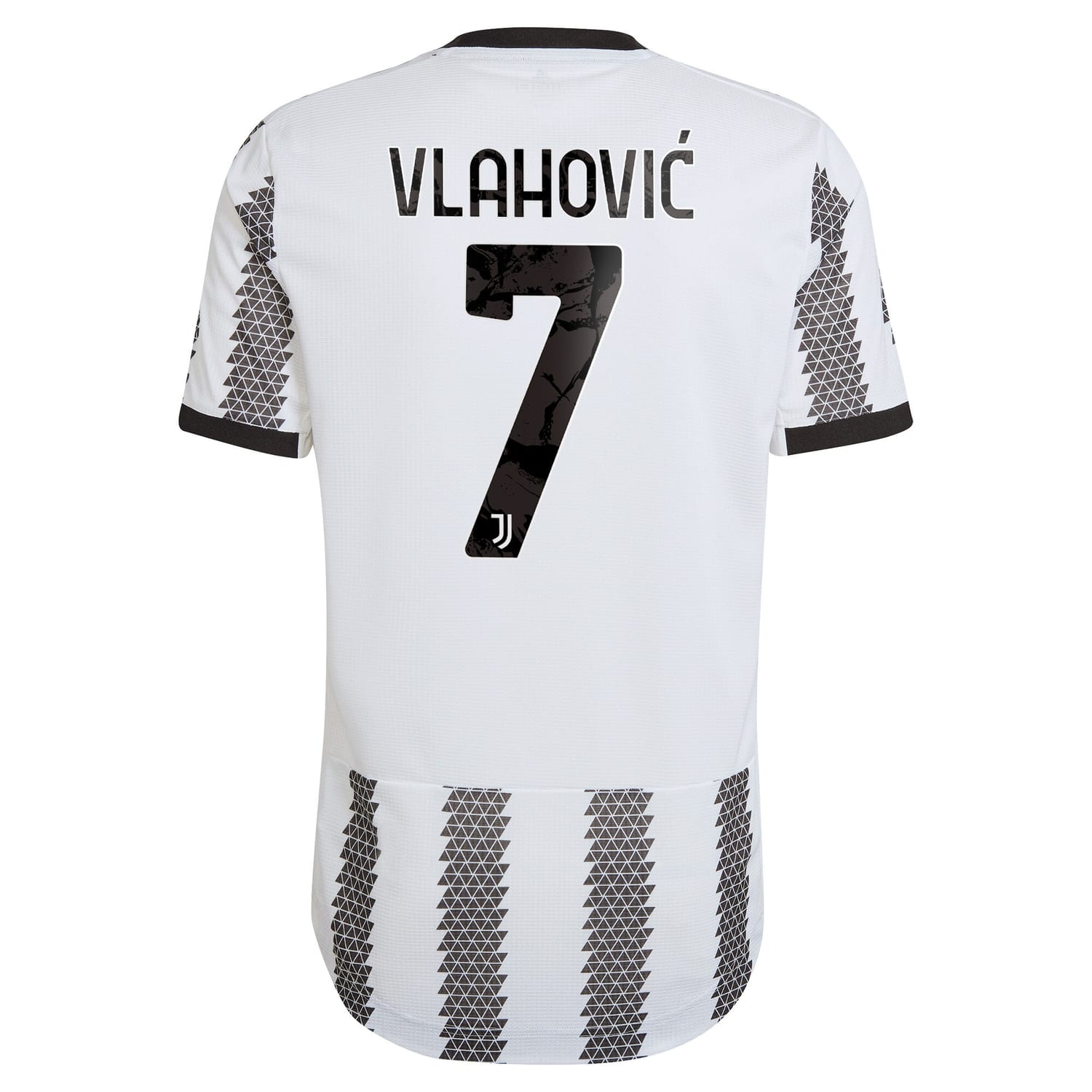 Serie A Juventus Home Authentic Jersey Shirt White 2022-23 player Dušan Vlahović printing for Men