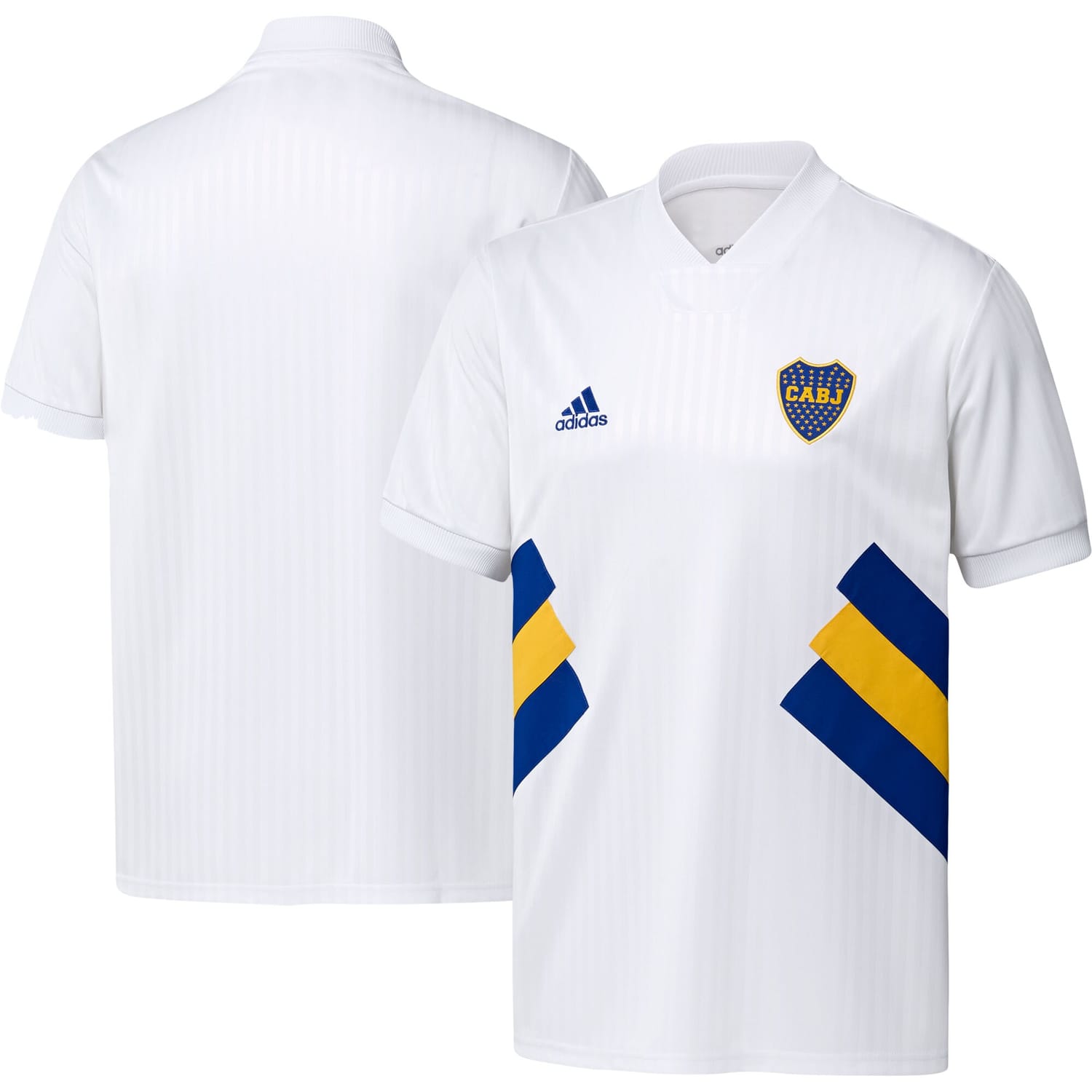 Primera Division Argentina Boca Juniors Jersey Shirt White for Men