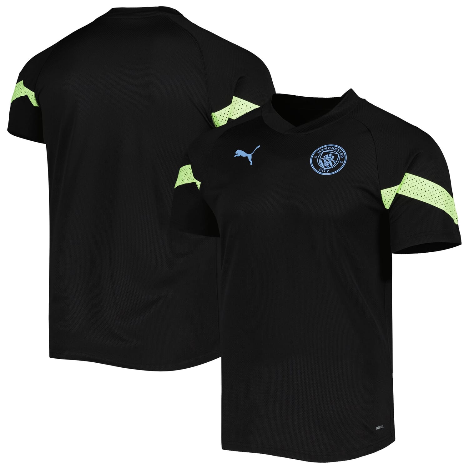 Premier League Manchester City Training Jersey Shirt Black 2022-23 for Men