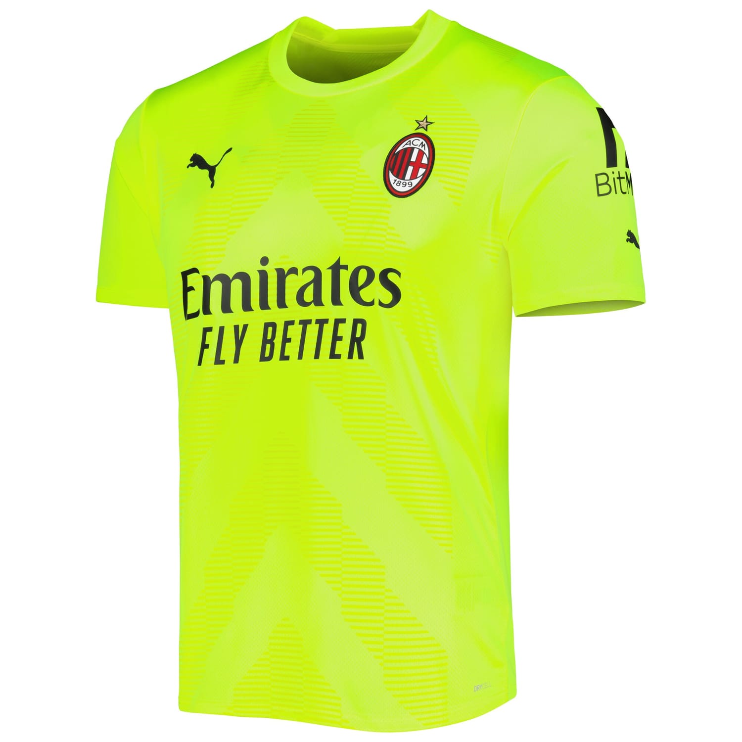 Serie A AC Milan Goalkeeper Jersey Shirt Neon Green 2022-23 for Men