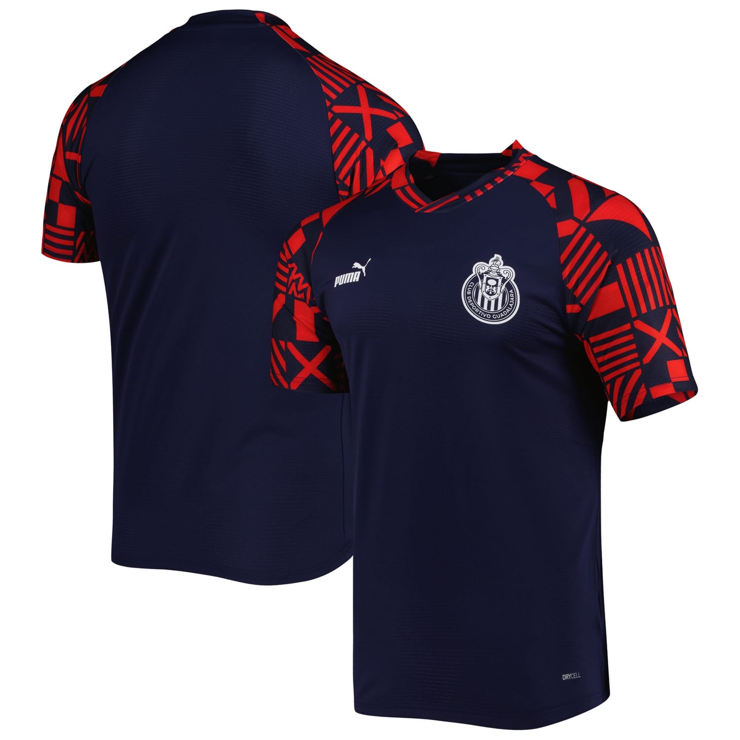 Liga MX Chivas Pre-Match Jersey Shirt Navy for Men