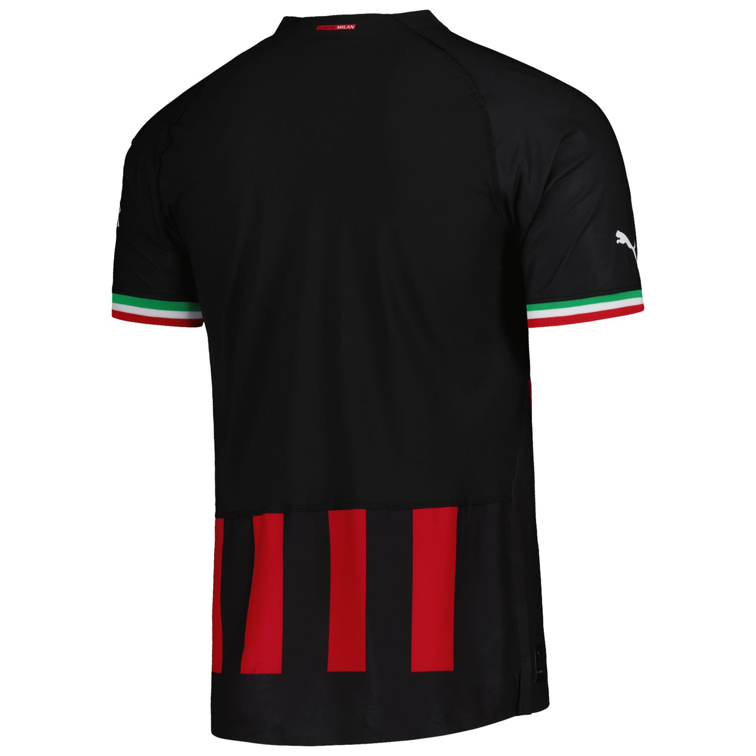 Serie A AC Milan Home Authentic Jersey Shirt Black/Red 2022-23 for Men
